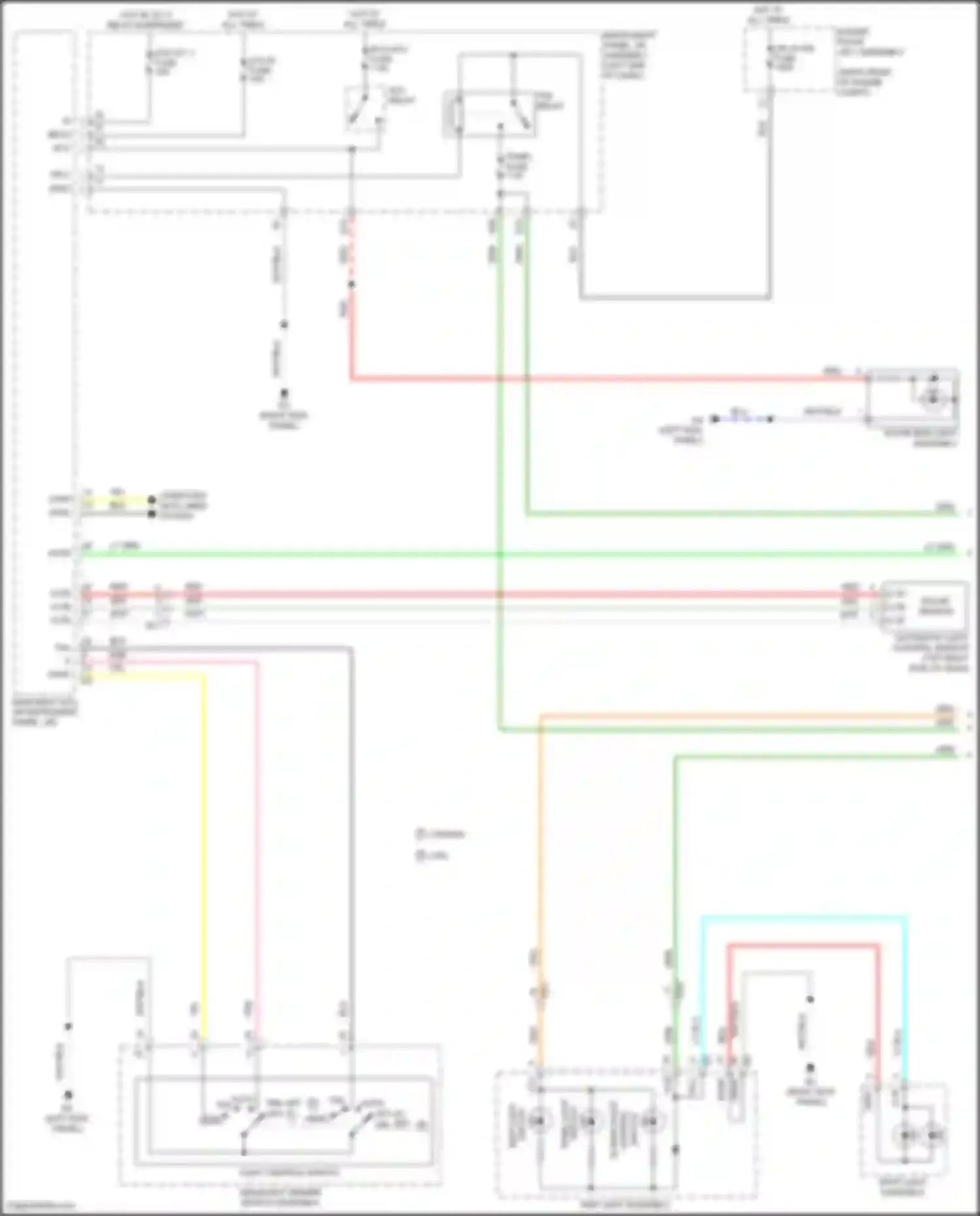 IS Lexus III facelift (2015-2020): Instrument illumination circuit (1 of 4)