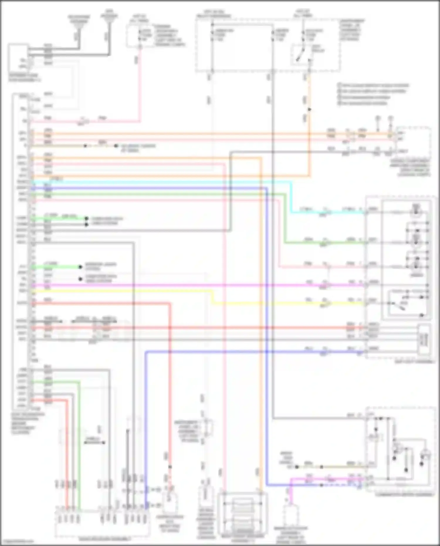 IS Lexus III facelift (2015-2020): Telematics circuit