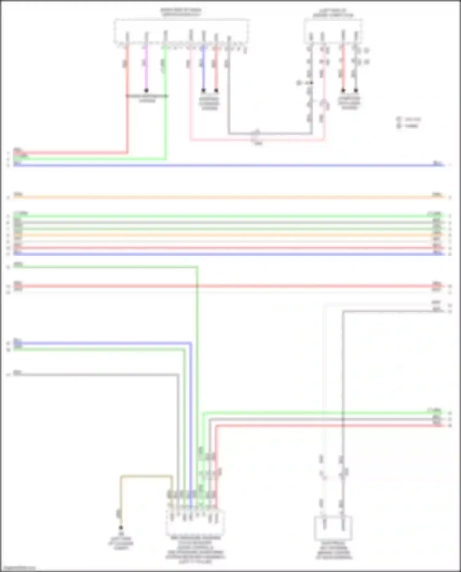 IS Lexus III facelift (2015-2020): Power door locks circuit (6 of 7)