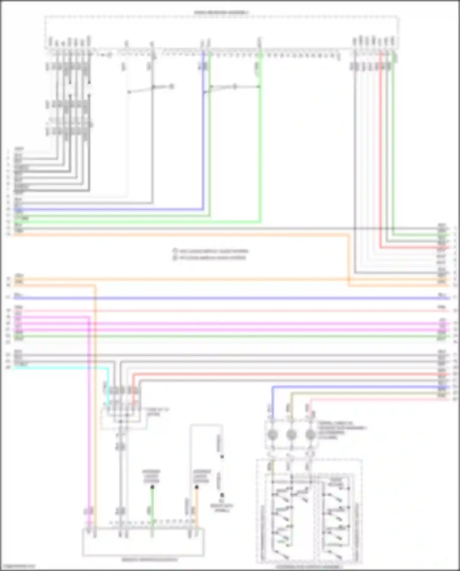 IS Lexus III facelift (2015-2020): Radio circuit, w/ navigation (3 of 6)