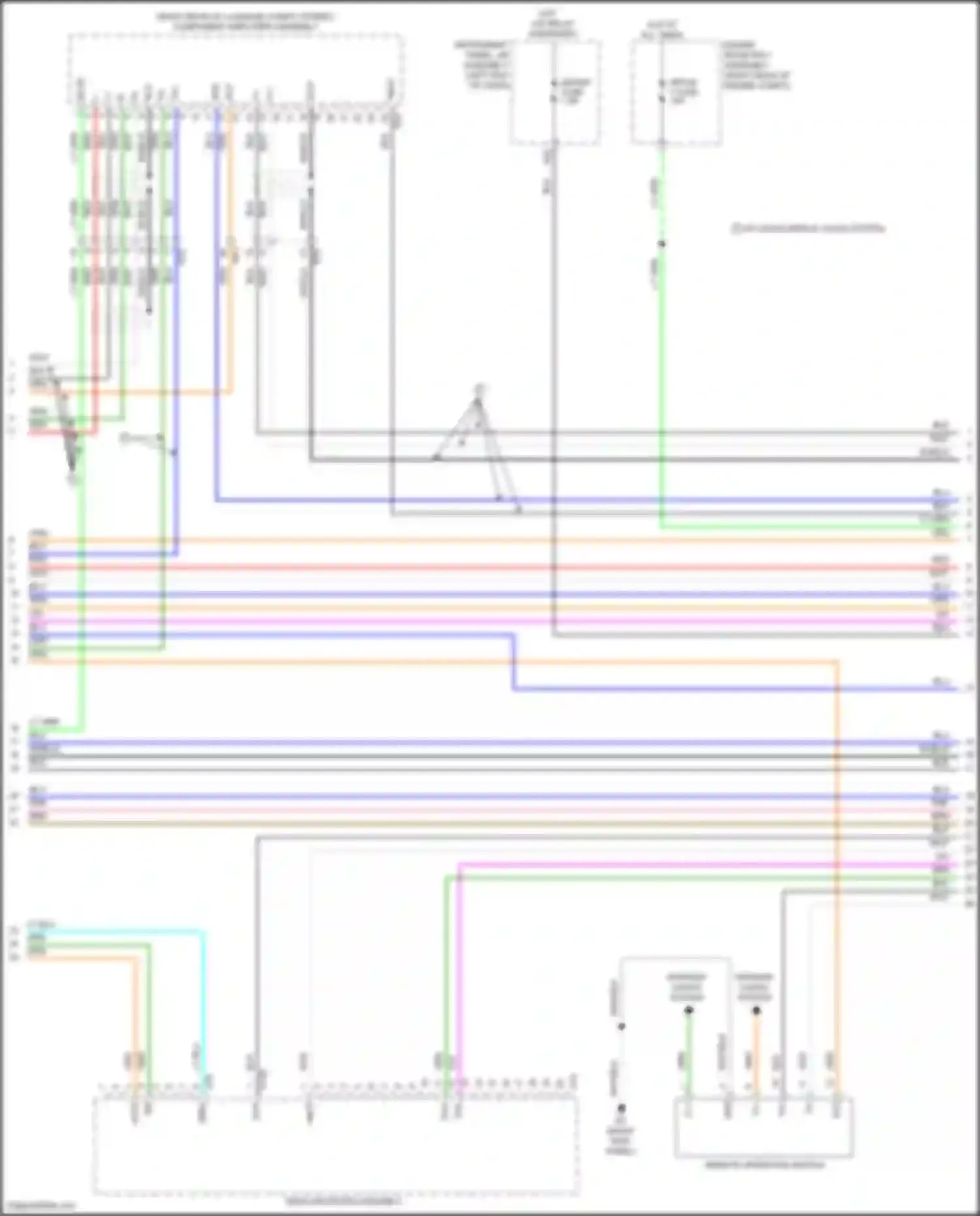 IS Lexus III facelift (2015-2020): Radio circuit, w/o navigation (2 of 5)