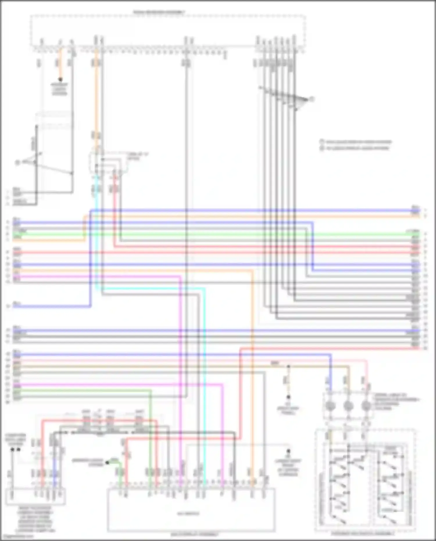 IS Lexus III facelift (2015-2020): Radio circuit, w/o navigation (3 of 5)