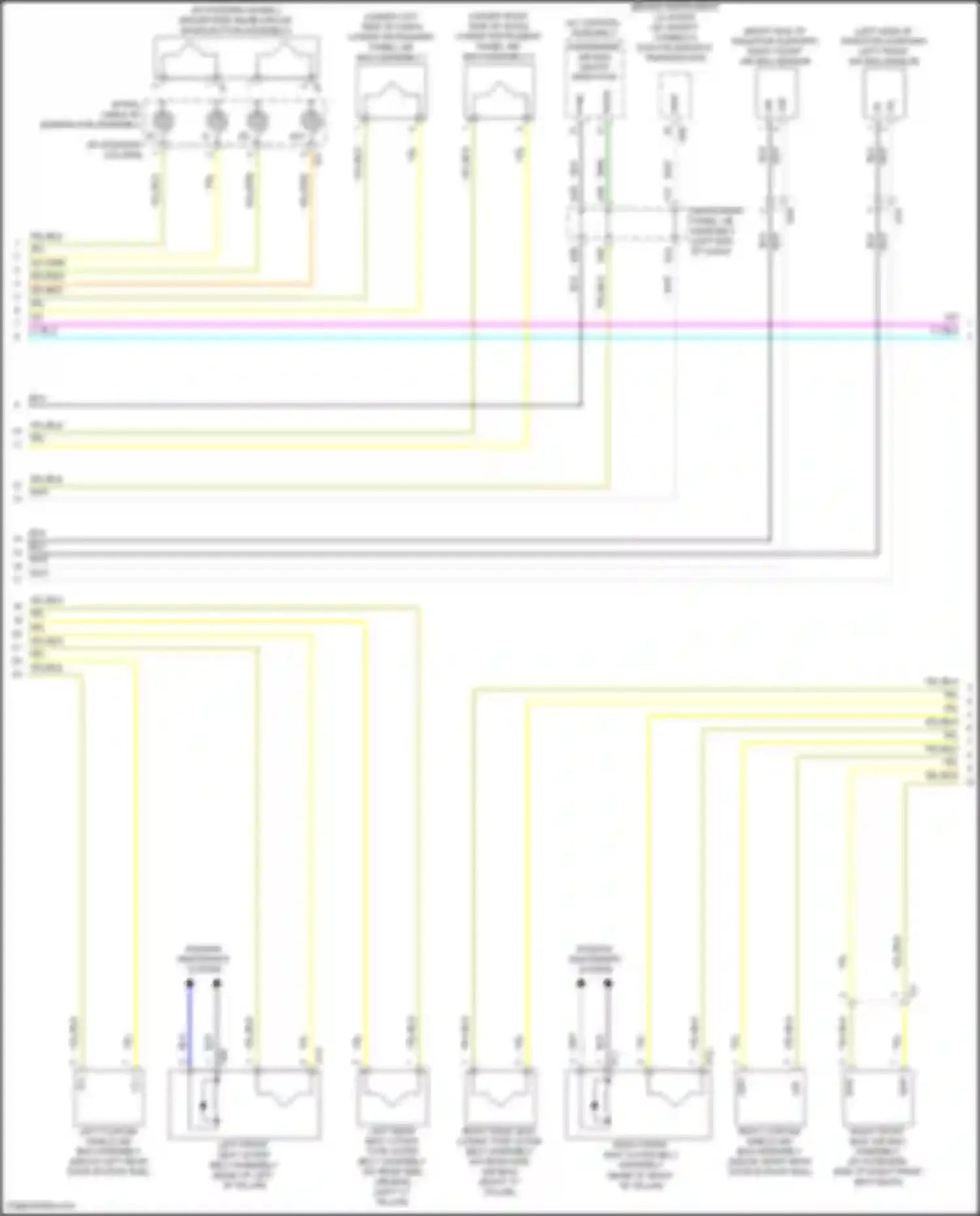 IS Lexus III facelift (2015-2020): Supplemental restraints circuit (2 of 3)