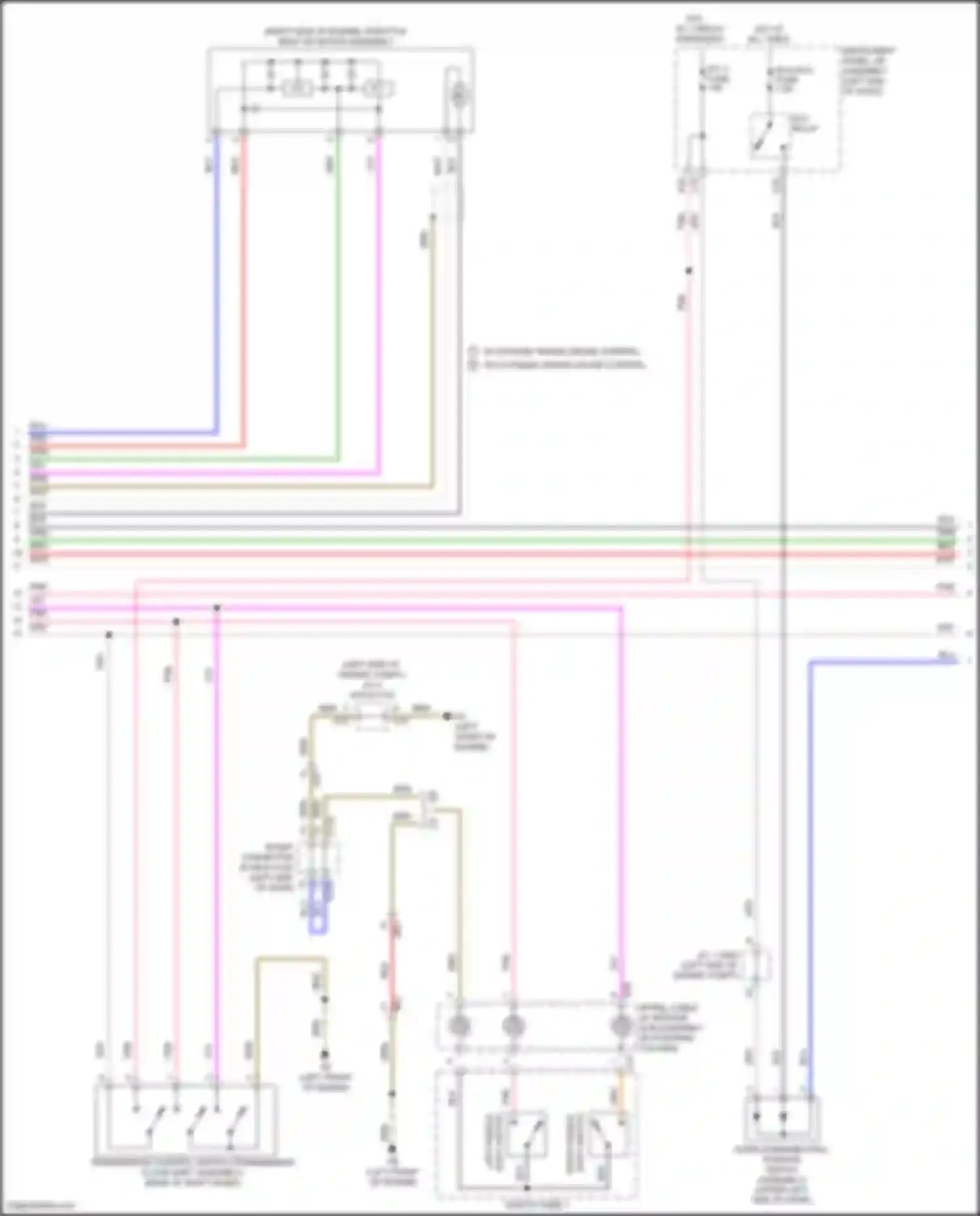 IS Lexus III facelift (2015-2020): Transmission circuit (2 of 3)