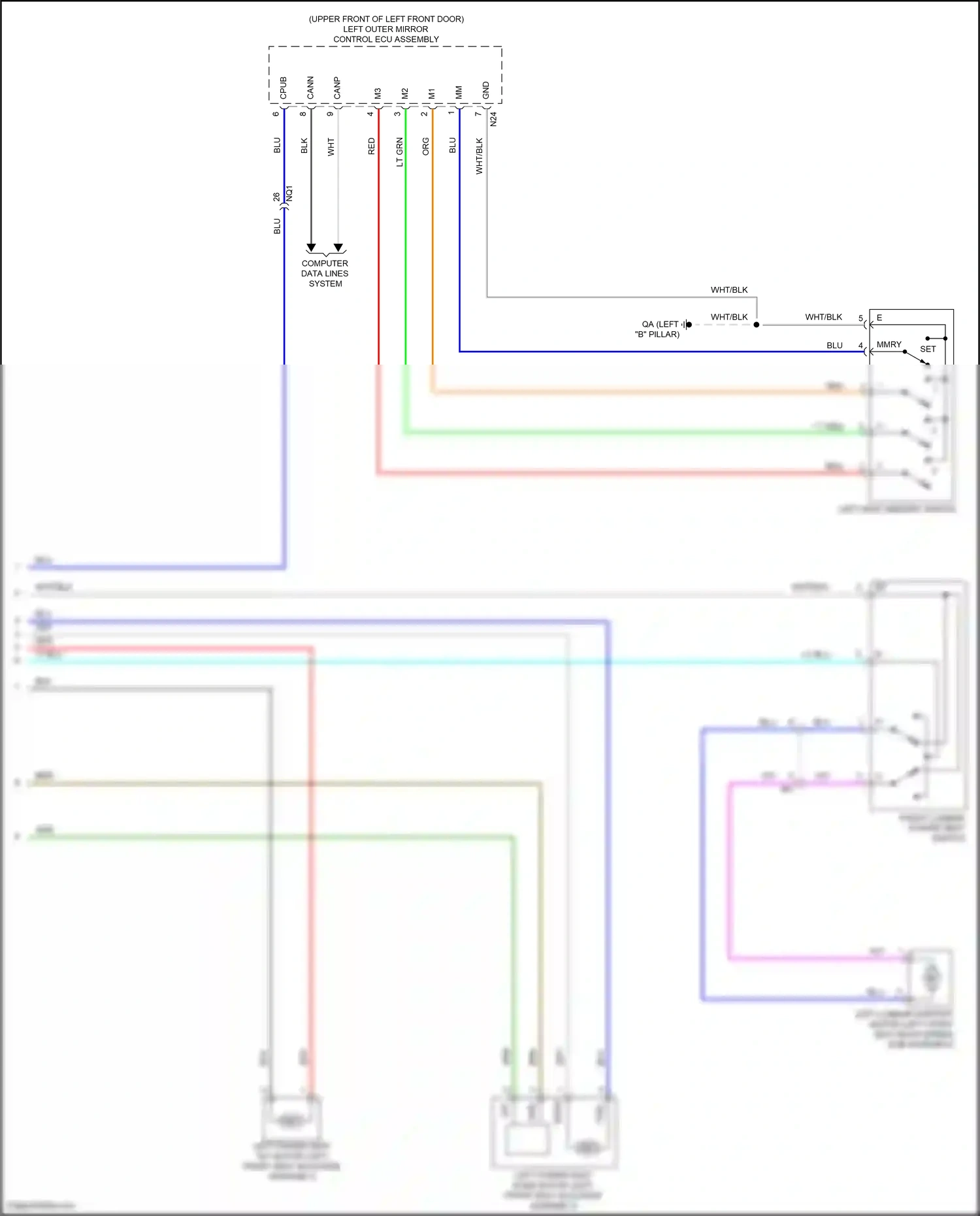 Wiring diagram blu for Lexus IS III facelift (2015-2020) (34 of 139)
