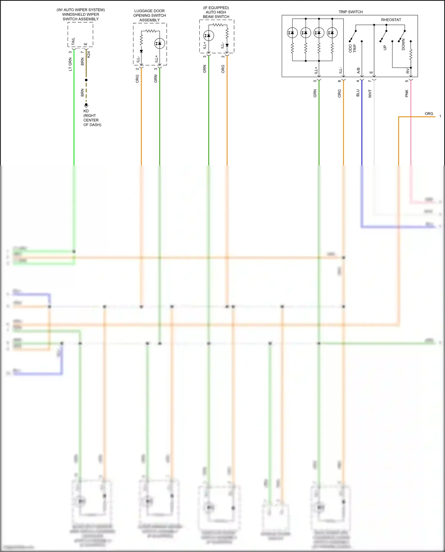 Wiring diagram blu for Lexus IS III facelift (2015-2020) (85 of 139)