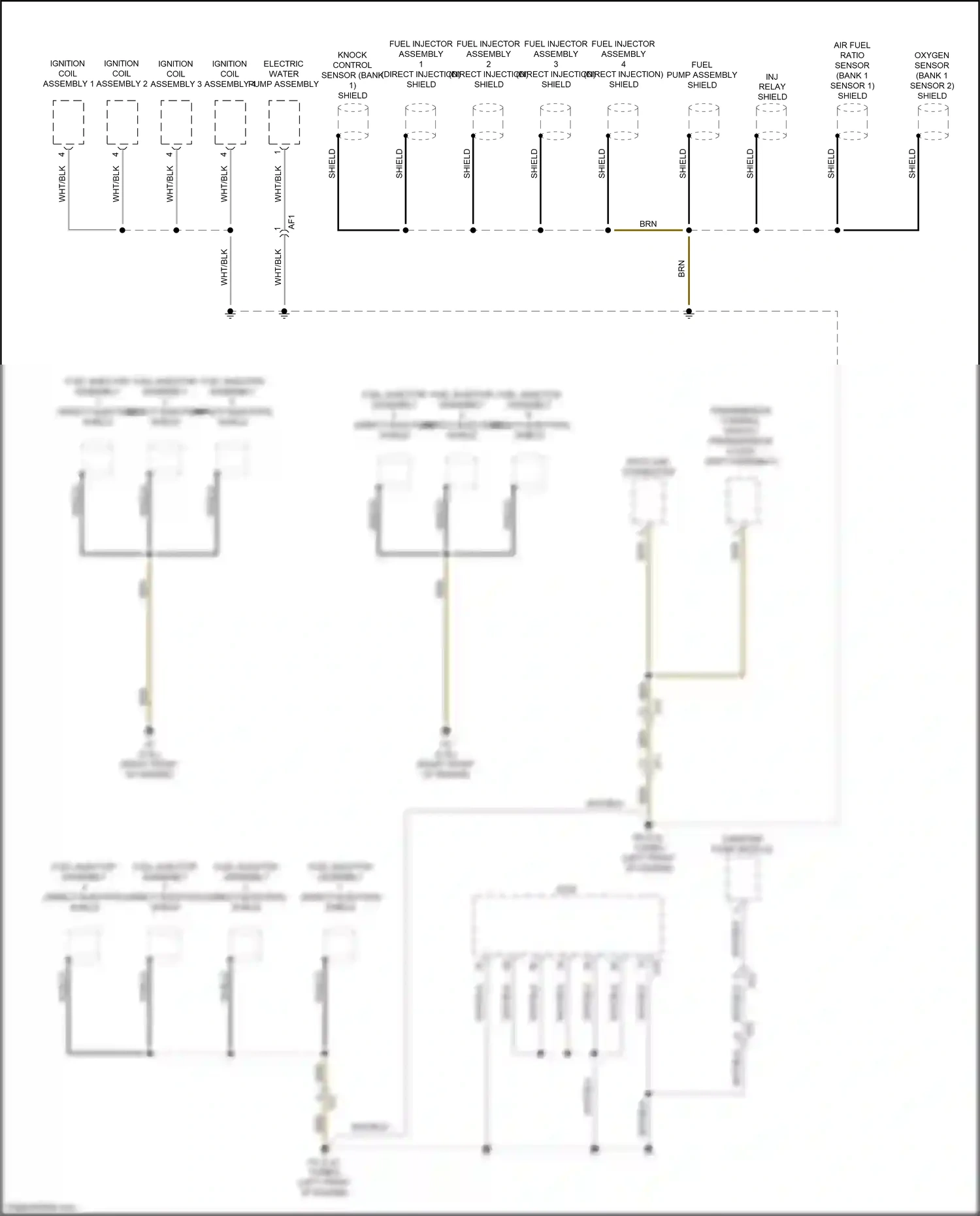 Wiring diagram canister pump module for Lexus IS III facelift (2015-2020) (2 of 2)