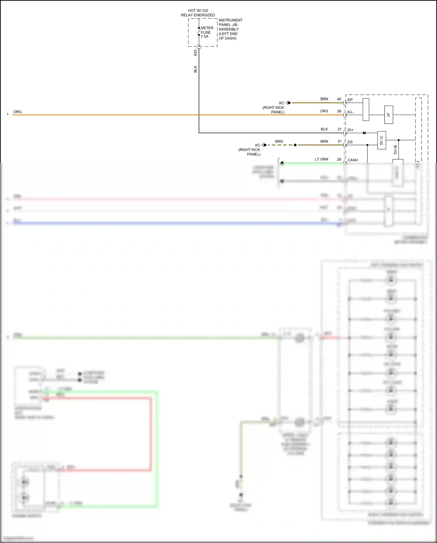 Wiring diagram grn for Lexus IS III facelift (2015-2020) (90 of 134)