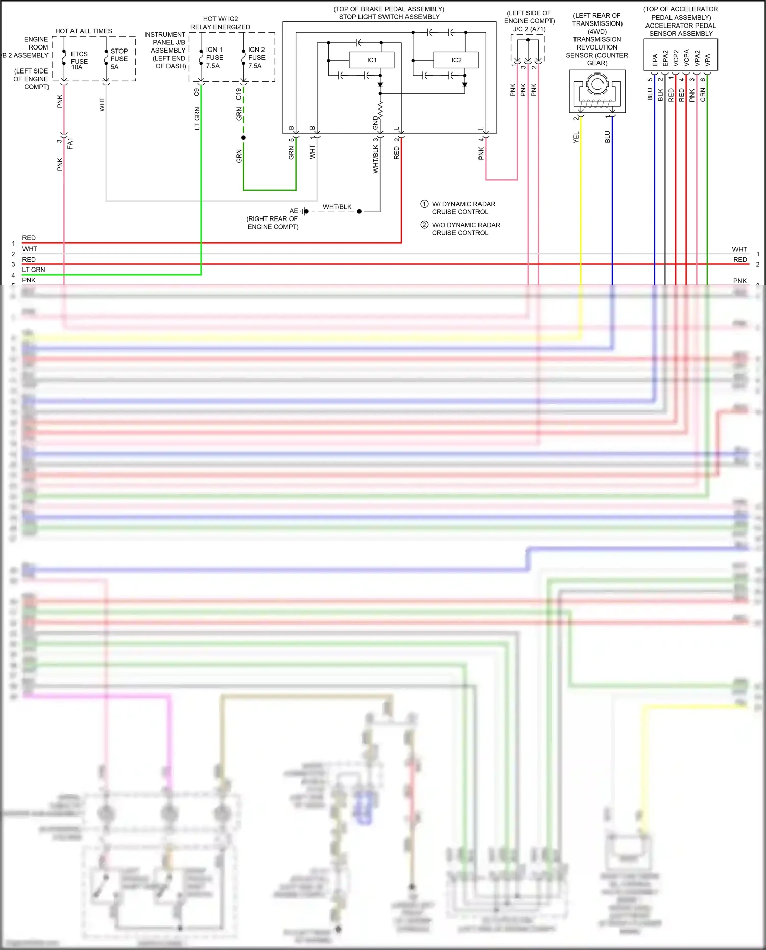 Wiring diagram org/ for Lexus IS III facelift (2015-2020) (86 of 87)