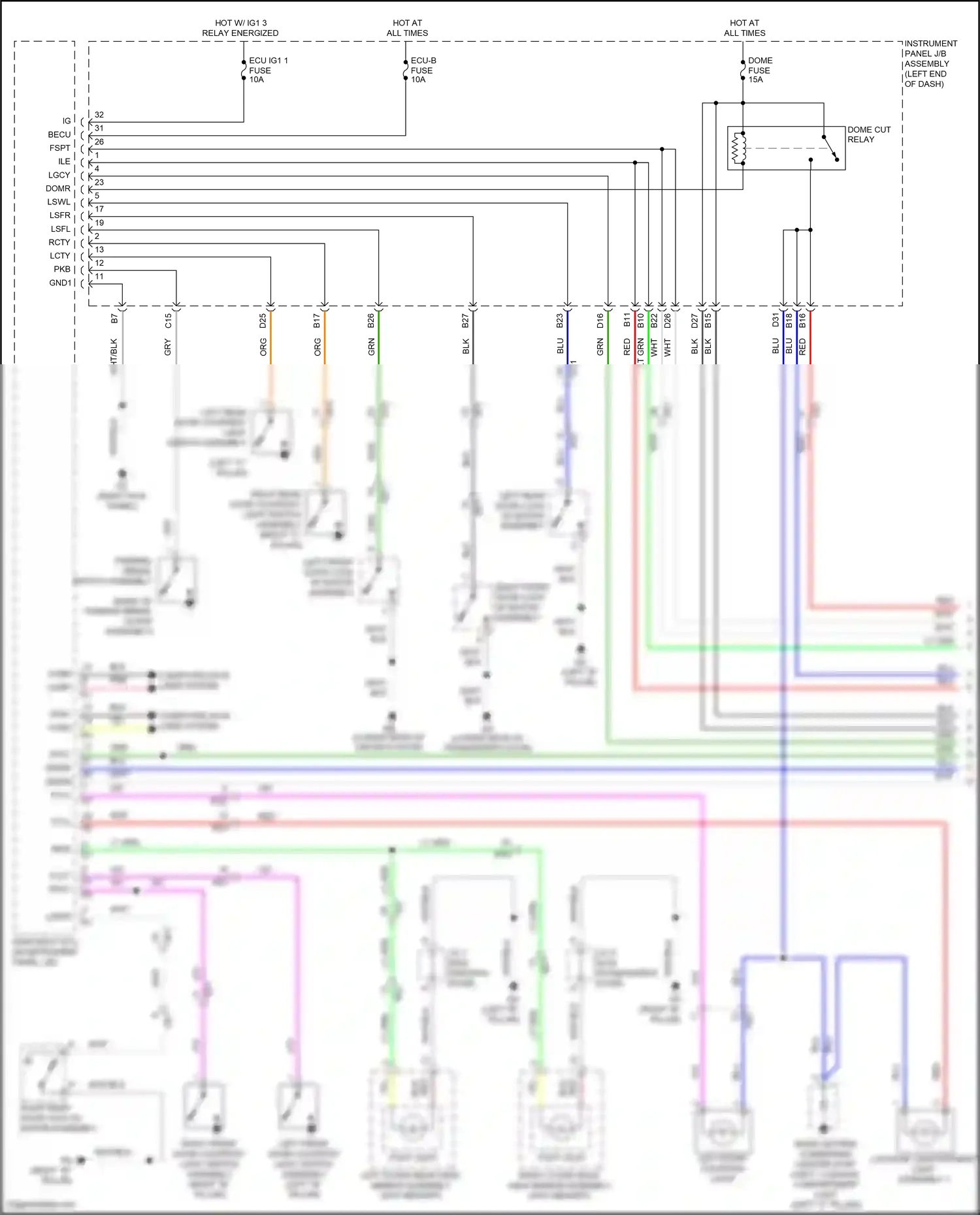 Wiring diagram org/ for Lexus IS III facelift (2015-2020) (61 of 87)