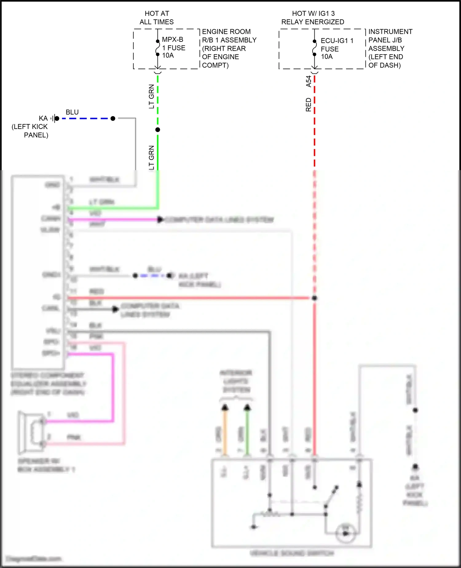Wiring diagram org/ for Lexus IS III facelift (2015-2020) (31 of 87)