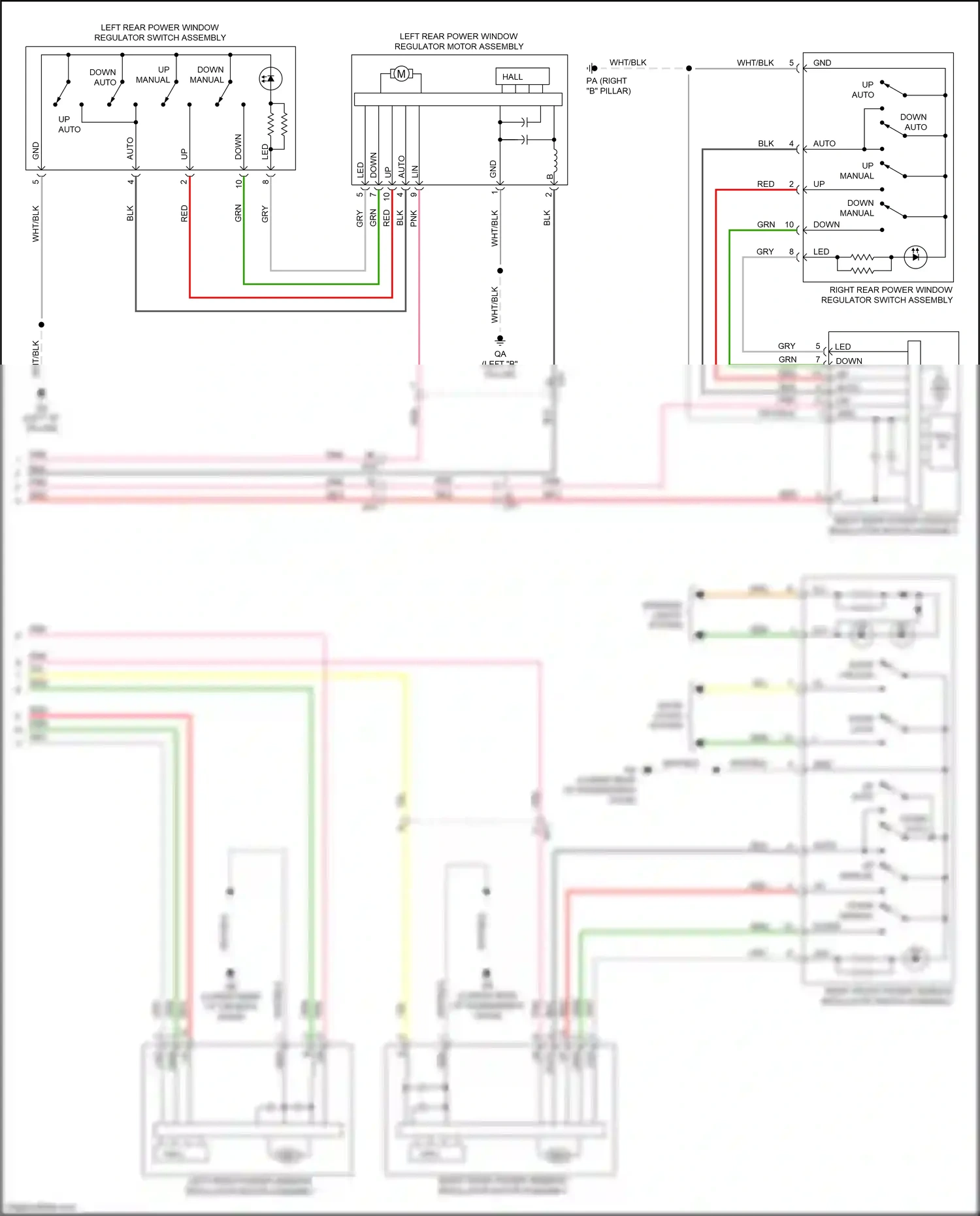 Wiring diagram pnk for Lexus IS III facelift (2015-2020) (9 of 111)