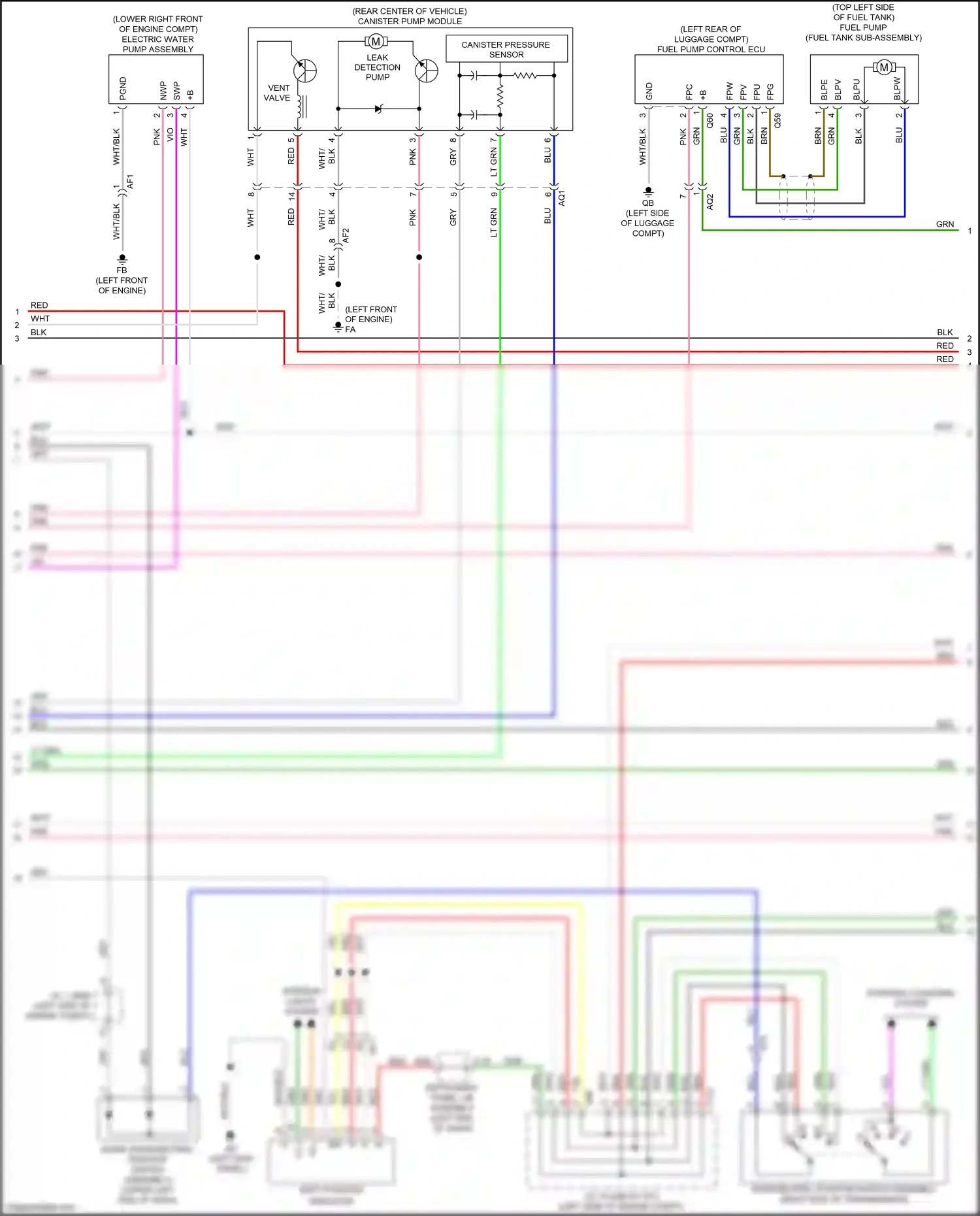 Wiring diagram shift position indicator for Lexus IS III facelift (2015-2020) (8 of 9)