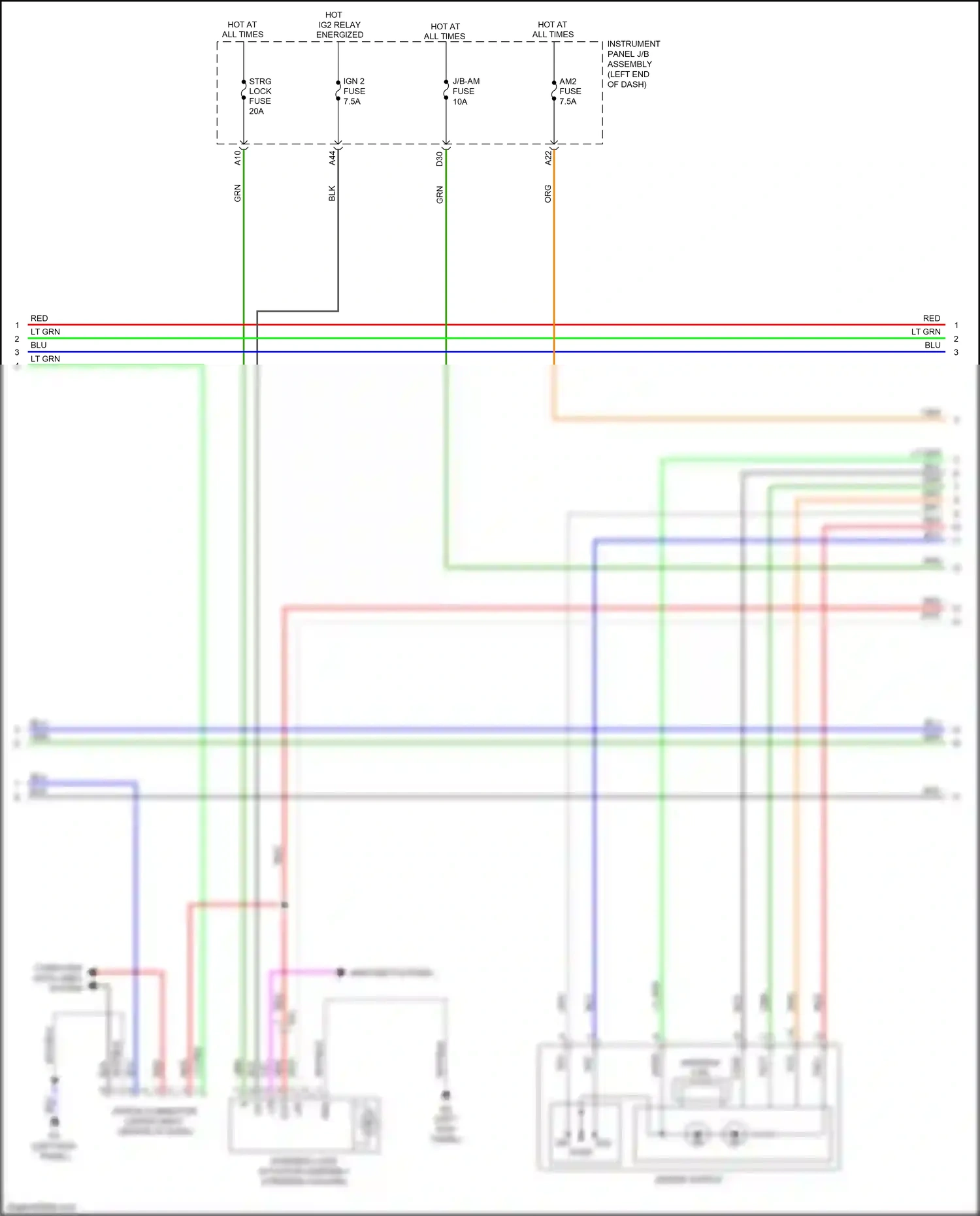 Wiring diagram vio for Lexus IS III facelift (2015-2020) (16 of 113)