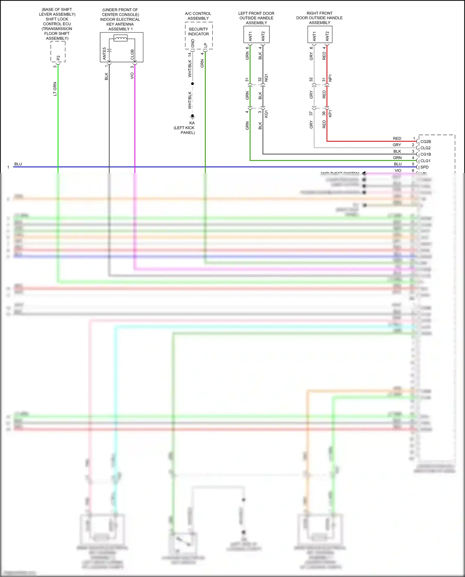 Wiring diagram wht for Lexus IS III facelift (2015-2020) (18 of 134)