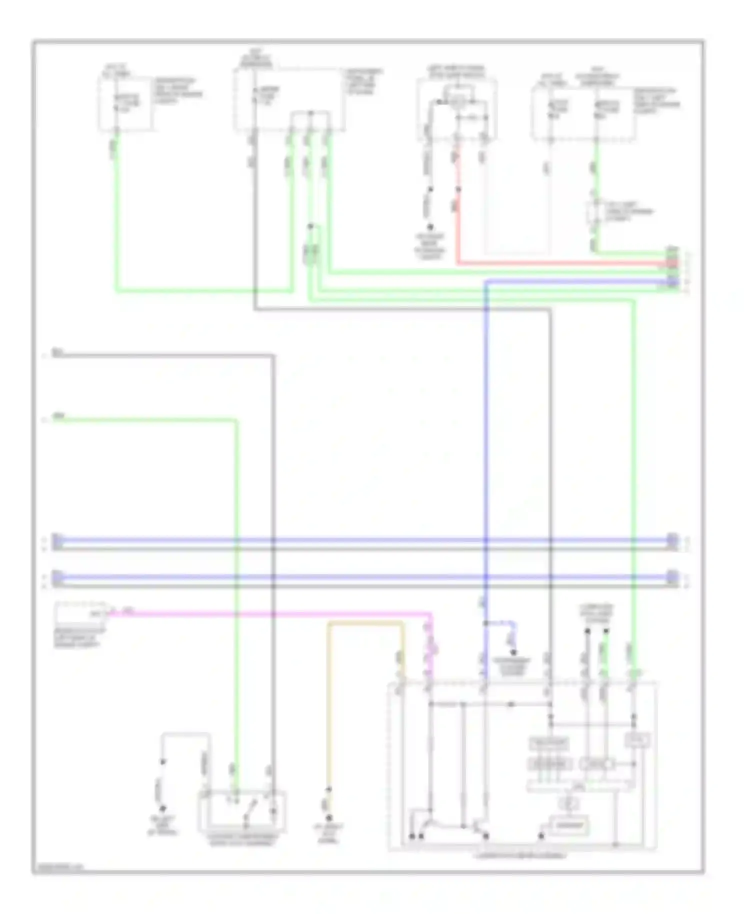 IS Lexus III (2013-2016): Forced entry circuit (4 of 7)