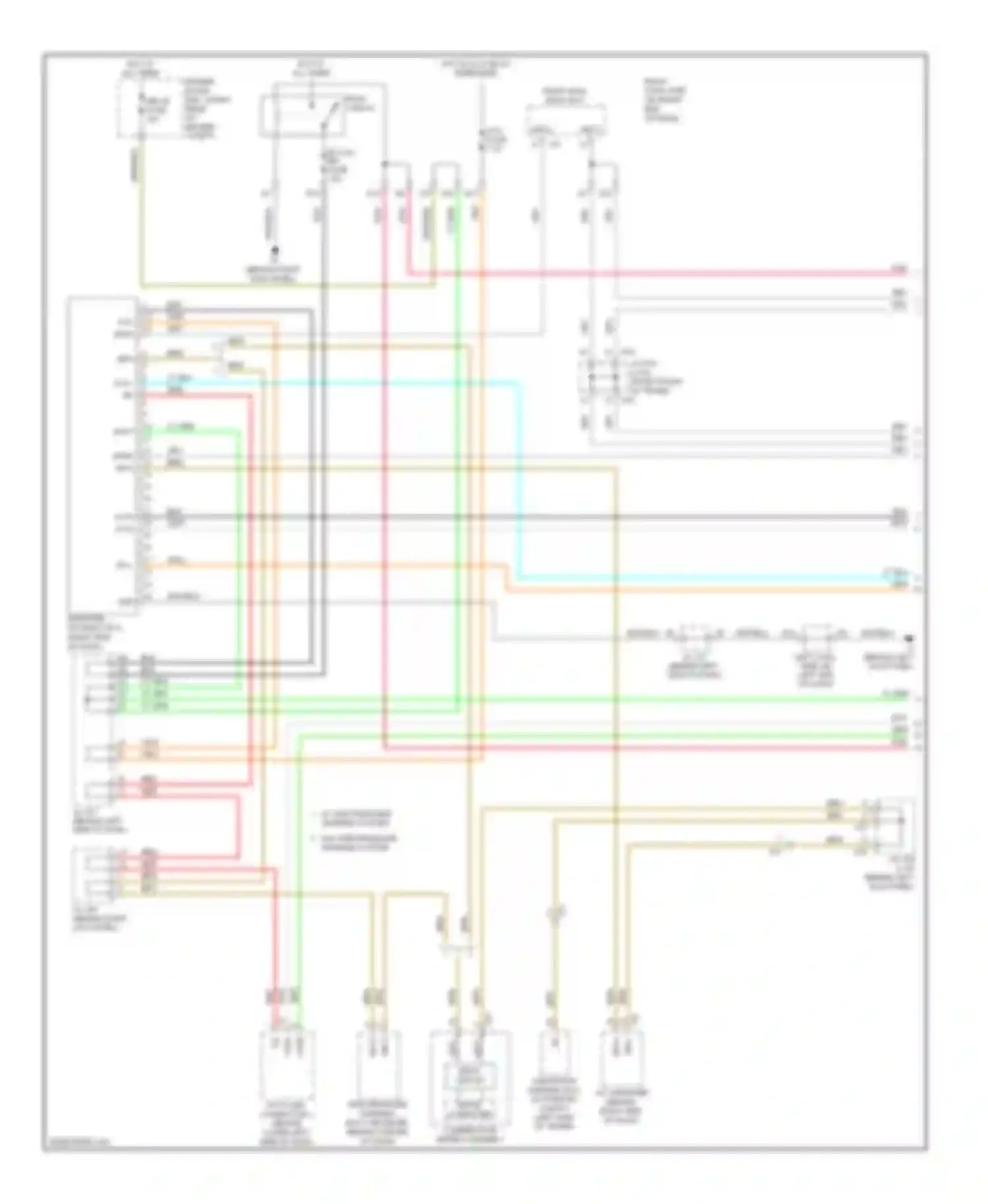 IS Lexus III (2013-2016): High/low bus circuit (1 of 3)