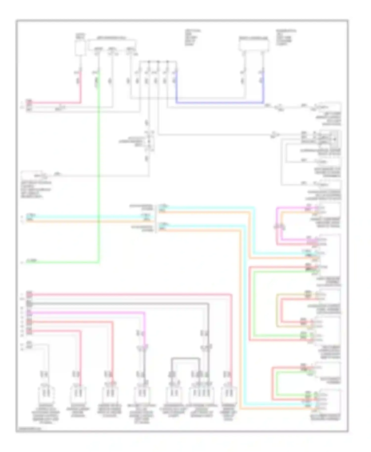 IS Lexus III (2013-2016): High/low bus circuit (3 of 3)