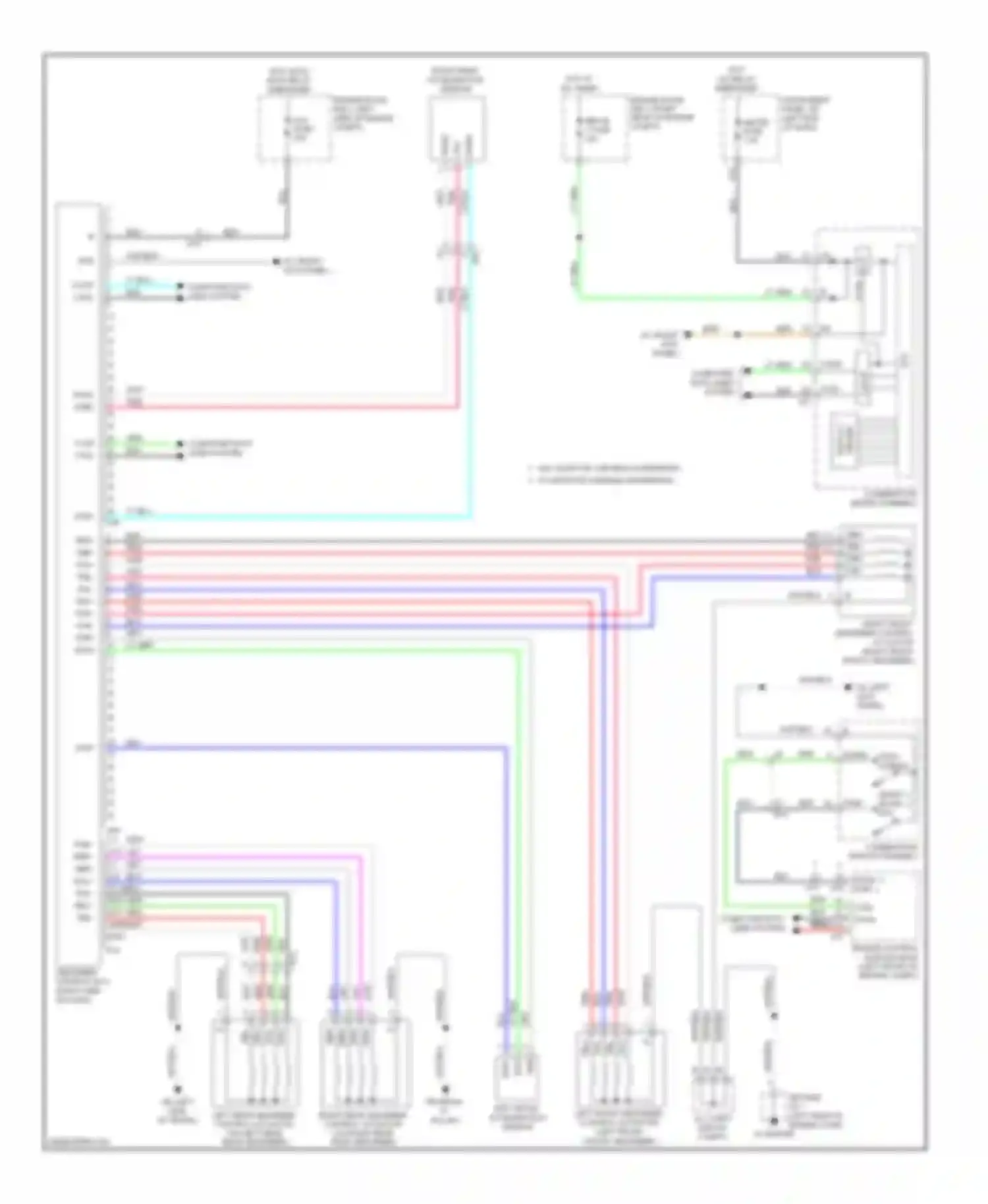 IS Lexus III (2013-2016): Electronic suspension circuit