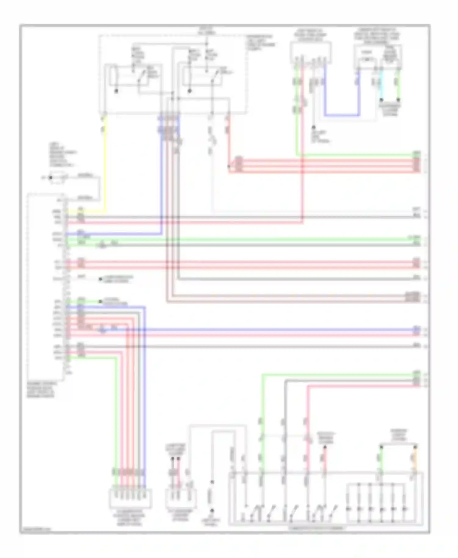 IS Lexus III (2013-2016): Wiring diagram engine performance 2.5l (1 of 11)