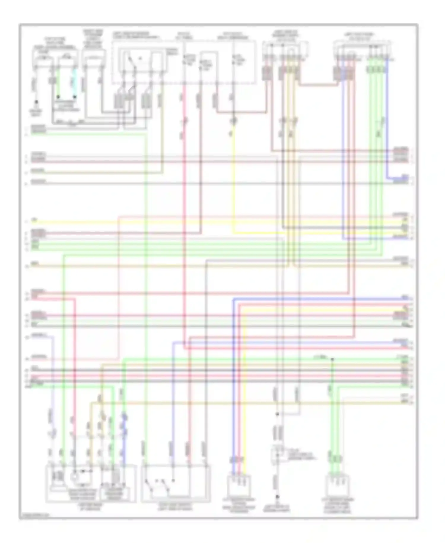 IS Lexus III (2013-2016): Wiring diagram engine performance 2.5l (2 of 8)