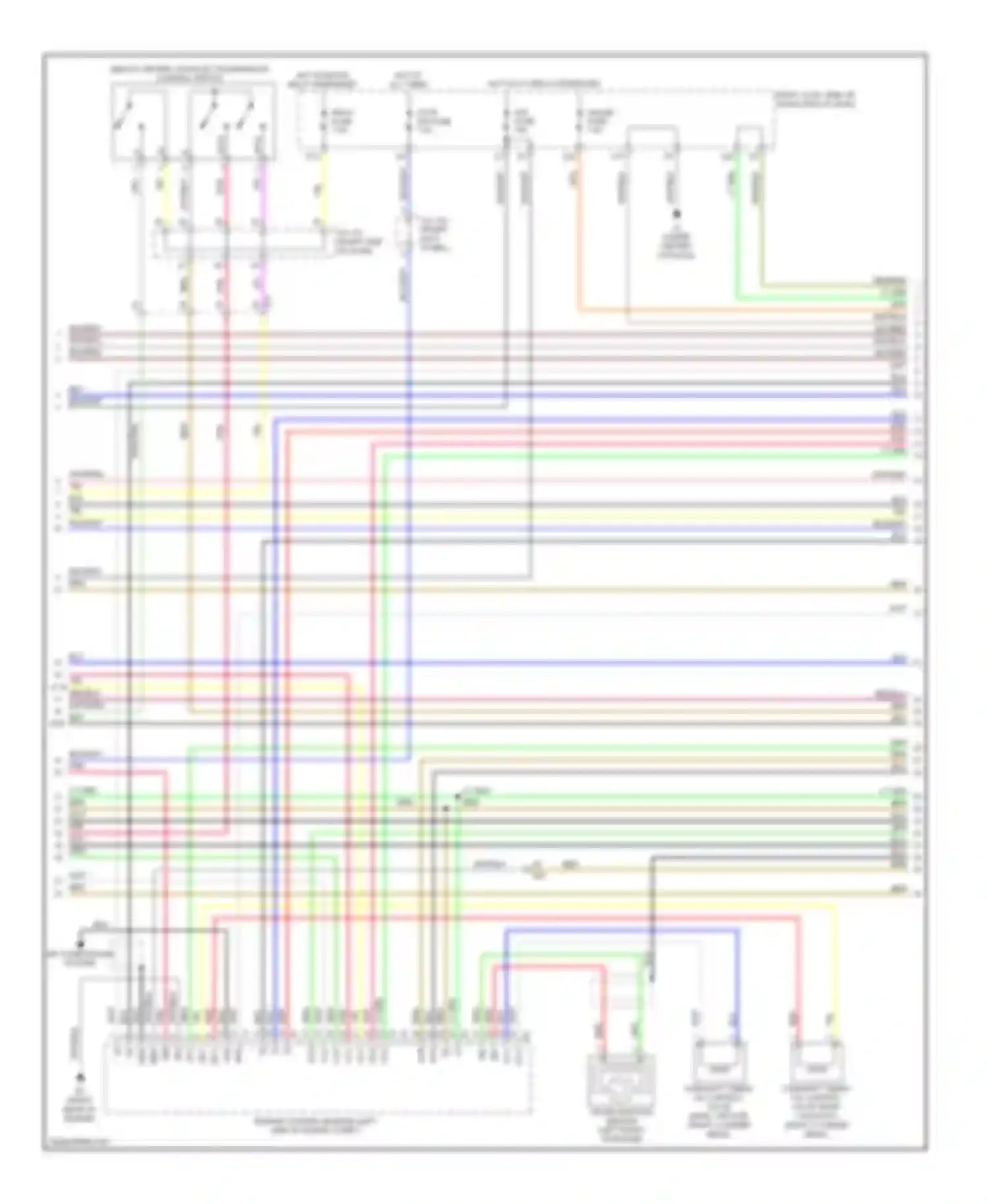 IS Lexus III (2013-2016): Wiring diagram engine performance 2.5l (3 of 8)