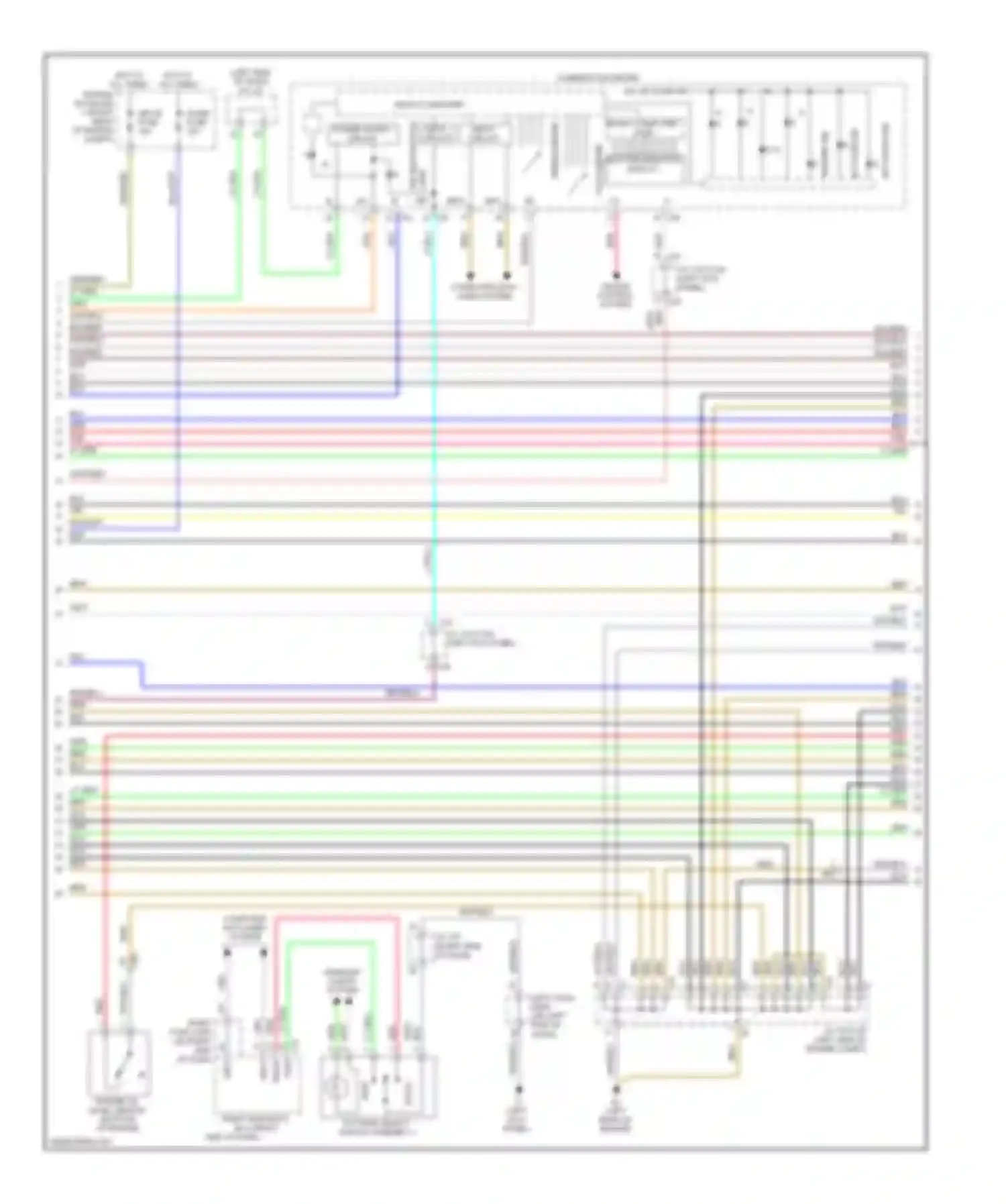 IS Lexus III (2013-2016): Wiring diagram engine performance 2.5l (4 of 8)