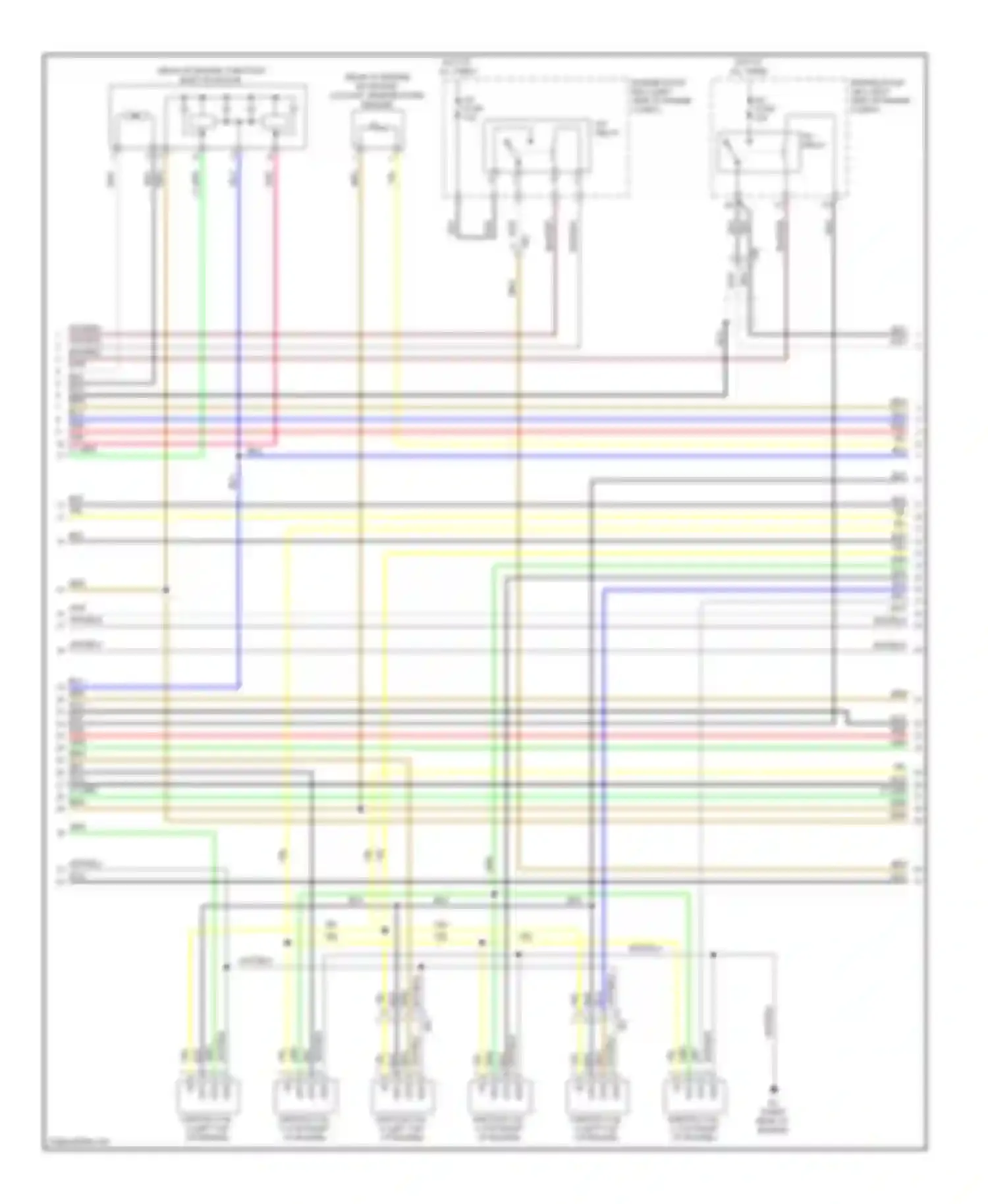 IS Lexus III (2013-2016): Wiring diagram engine performance 2.5l (5 of 8)