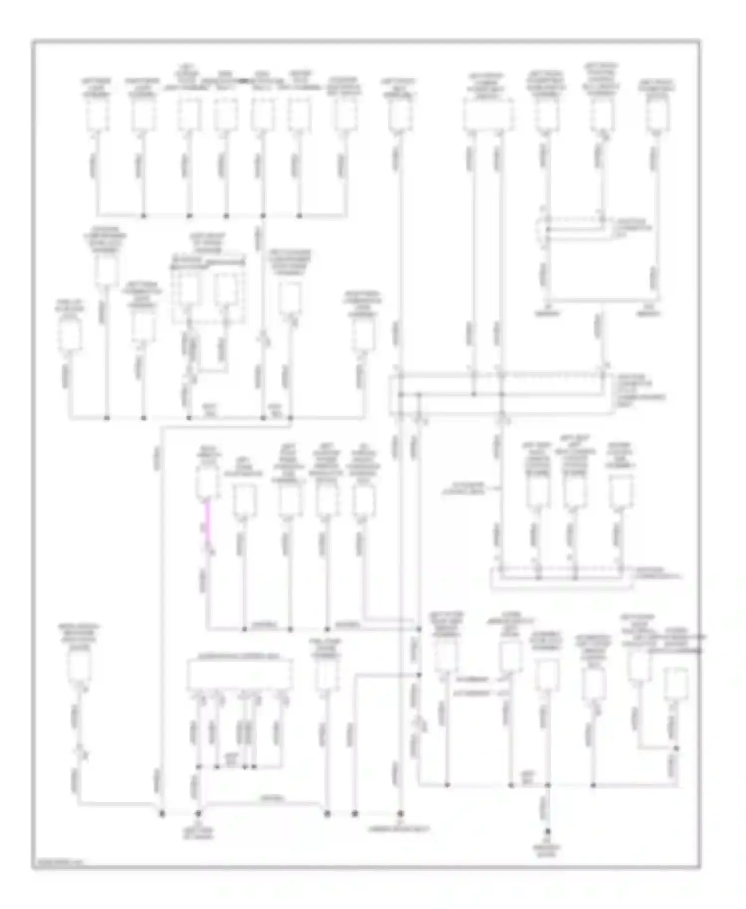IS Lexus III (2013-2016): Ground distribution circuit (5 of 6)