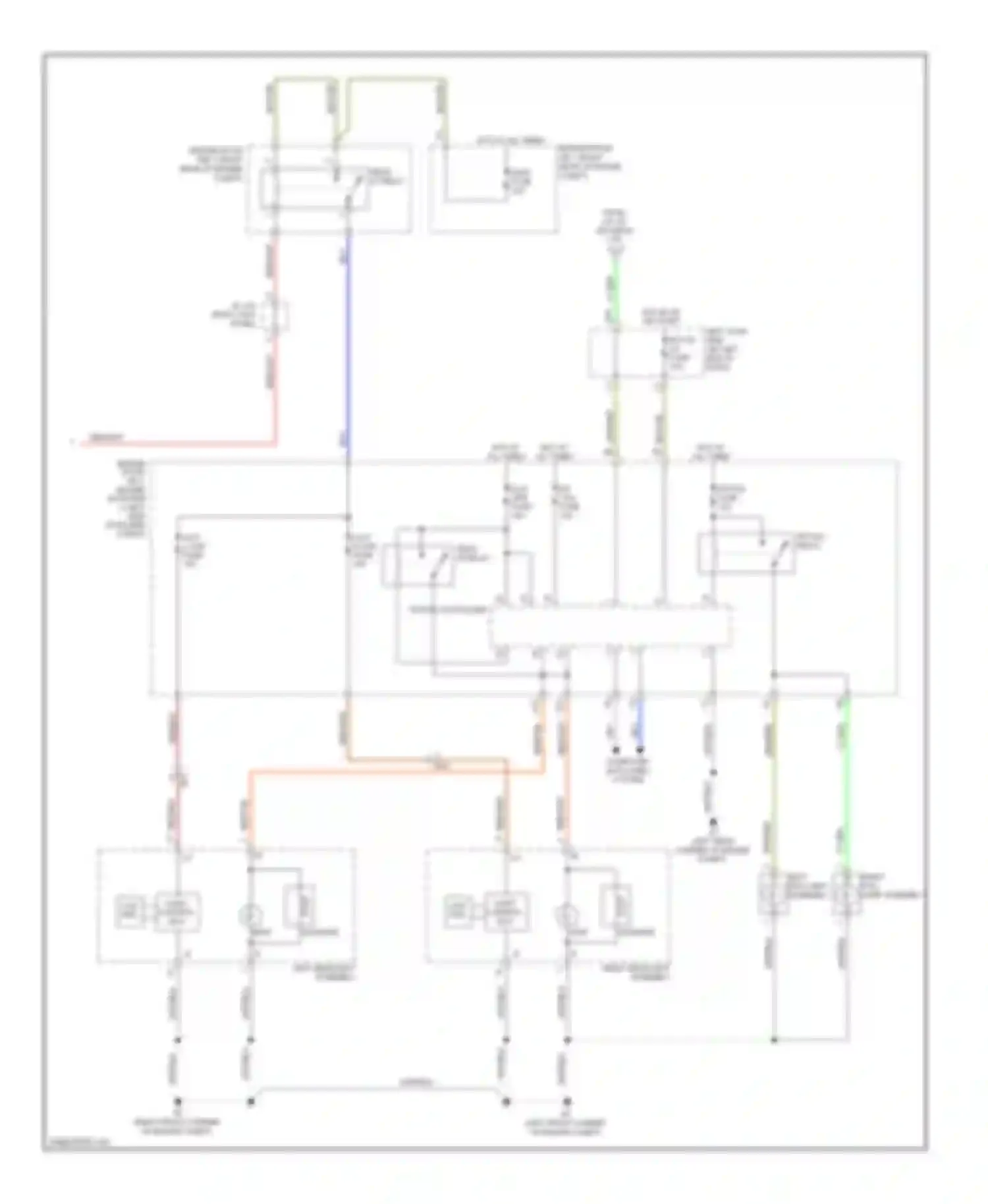IS Lexus III (2013-2016): Headlamps circuit (2 of 2)