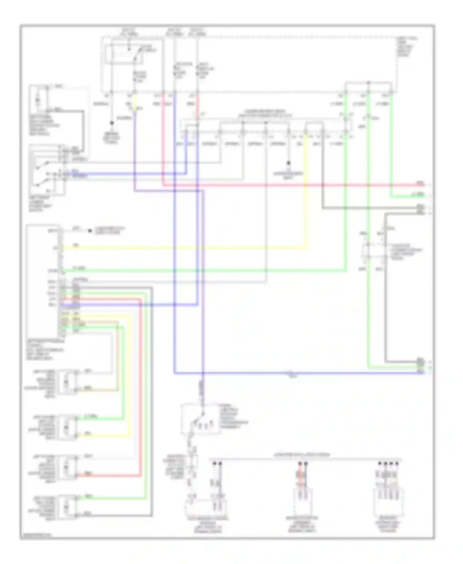 IS Lexus III (2013-2016): Driver"s memory seat circuit (1 of 2)