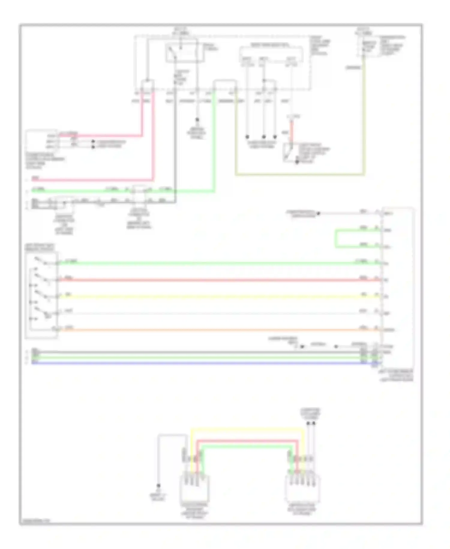 IS Lexus III (2013-2016): Driver"s memory seat circuit (2 of 2)