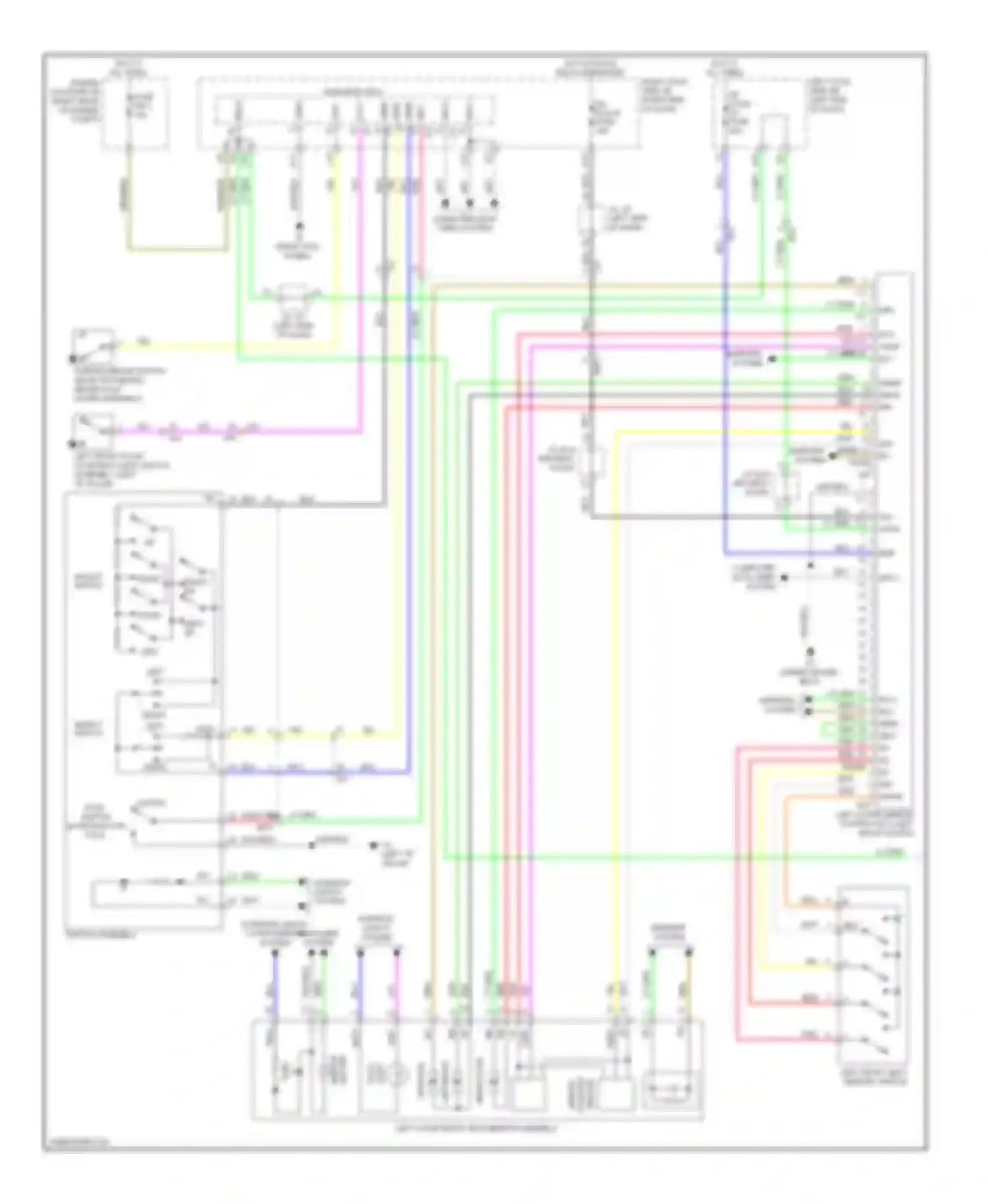 IS Lexus III (2013-2016): Memory mirrors circuit (1 of 2)