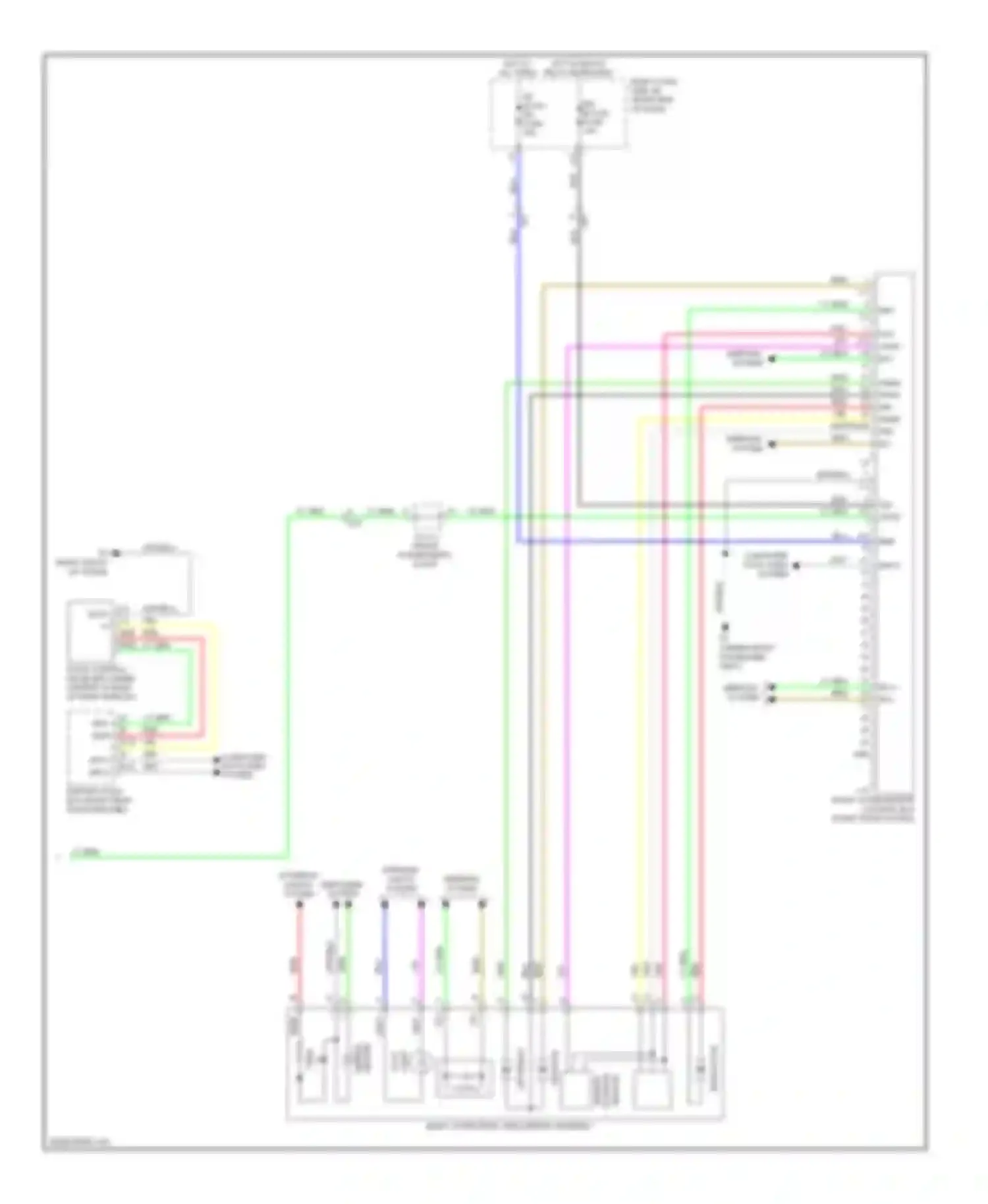 IS Lexus III (2013-2016): Memory mirrors circuit (2 of 2)