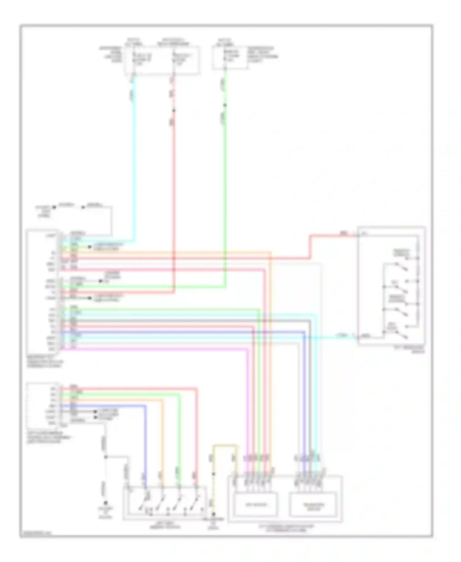 IS Lexus III (2013-2016): Memory power tilt & power telescopic circuit