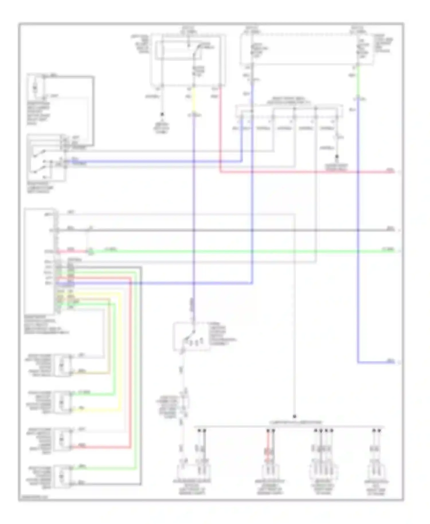 IS Lexus III (2013-2016): Passenger"s memory seat circuit (1 of 2)