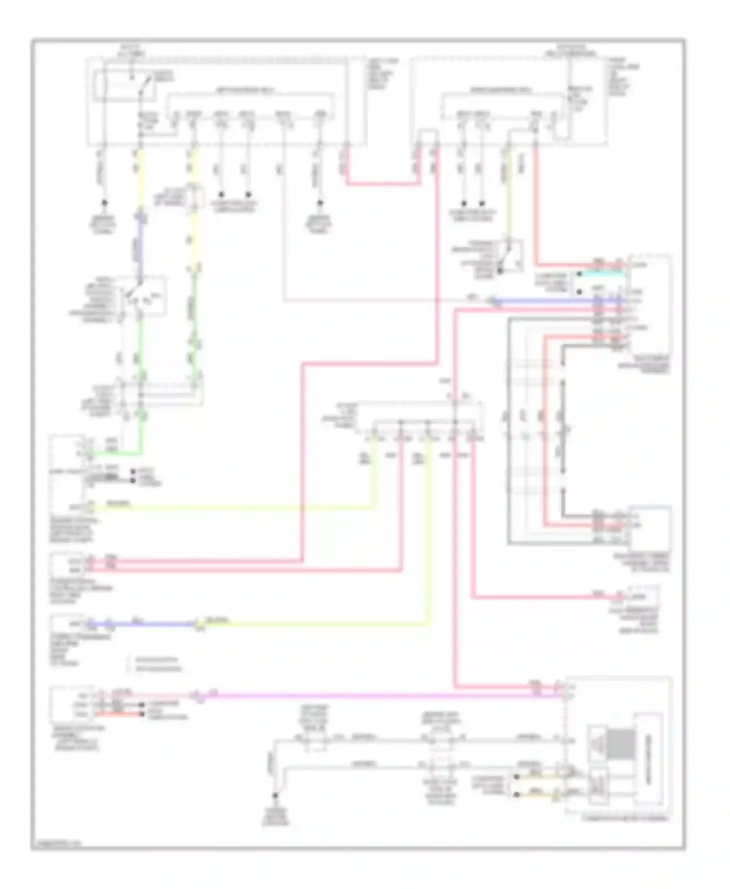 IS Lexus III (2013-2016): Rear view monitoring circuit