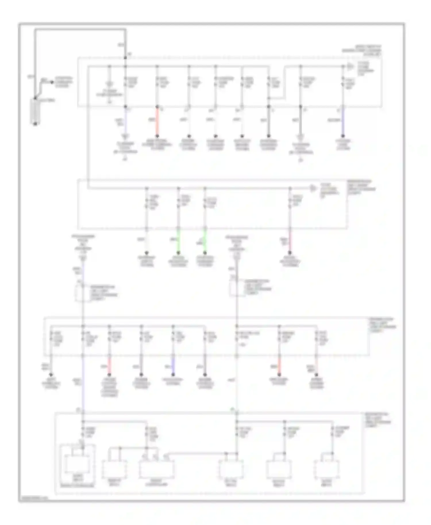 IS Lexus III (2013-2016): Power distribution circuit (1 of 5)
