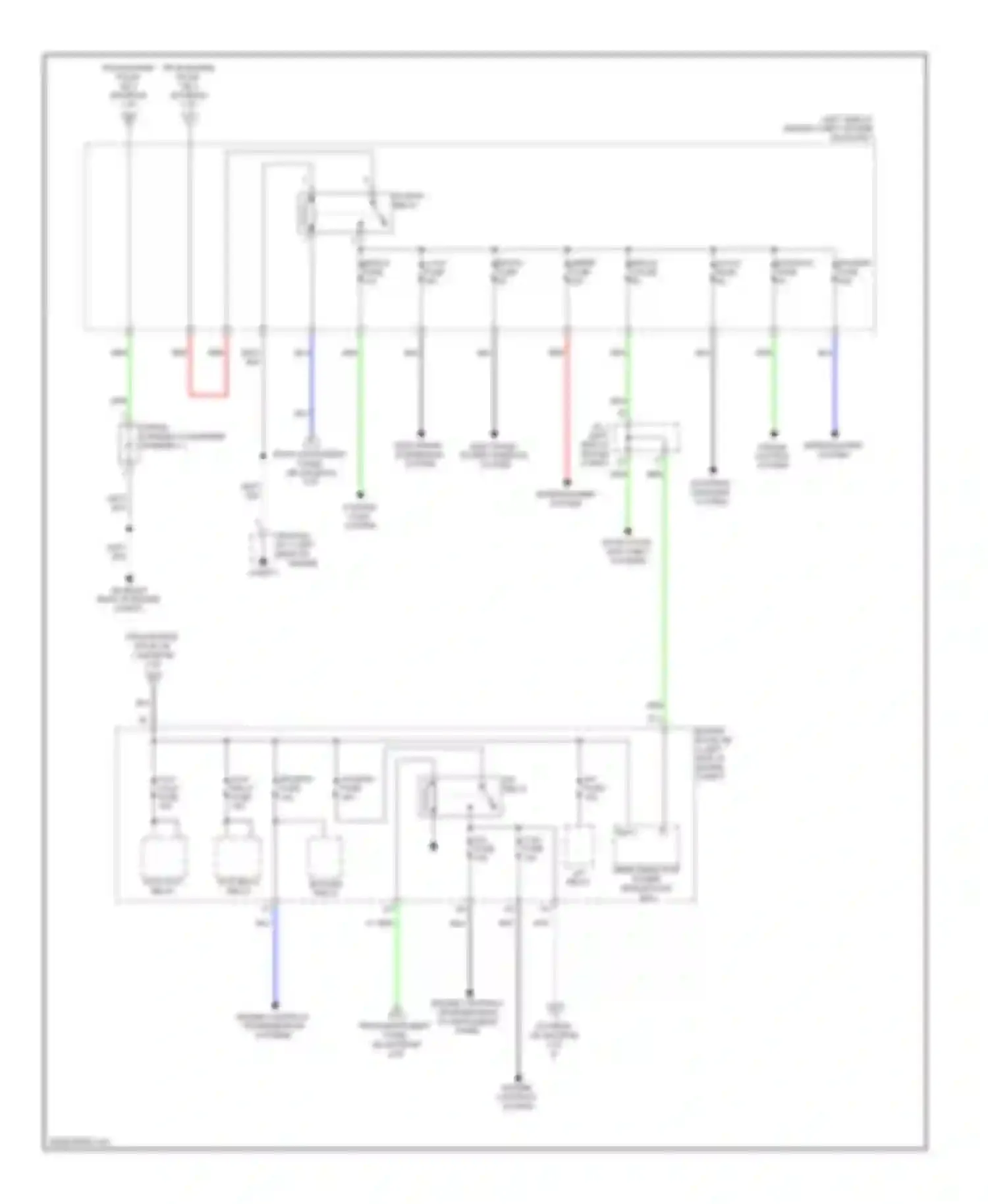 IS Lexus III (2013-2016): Power distribution circuit (2 of 4)