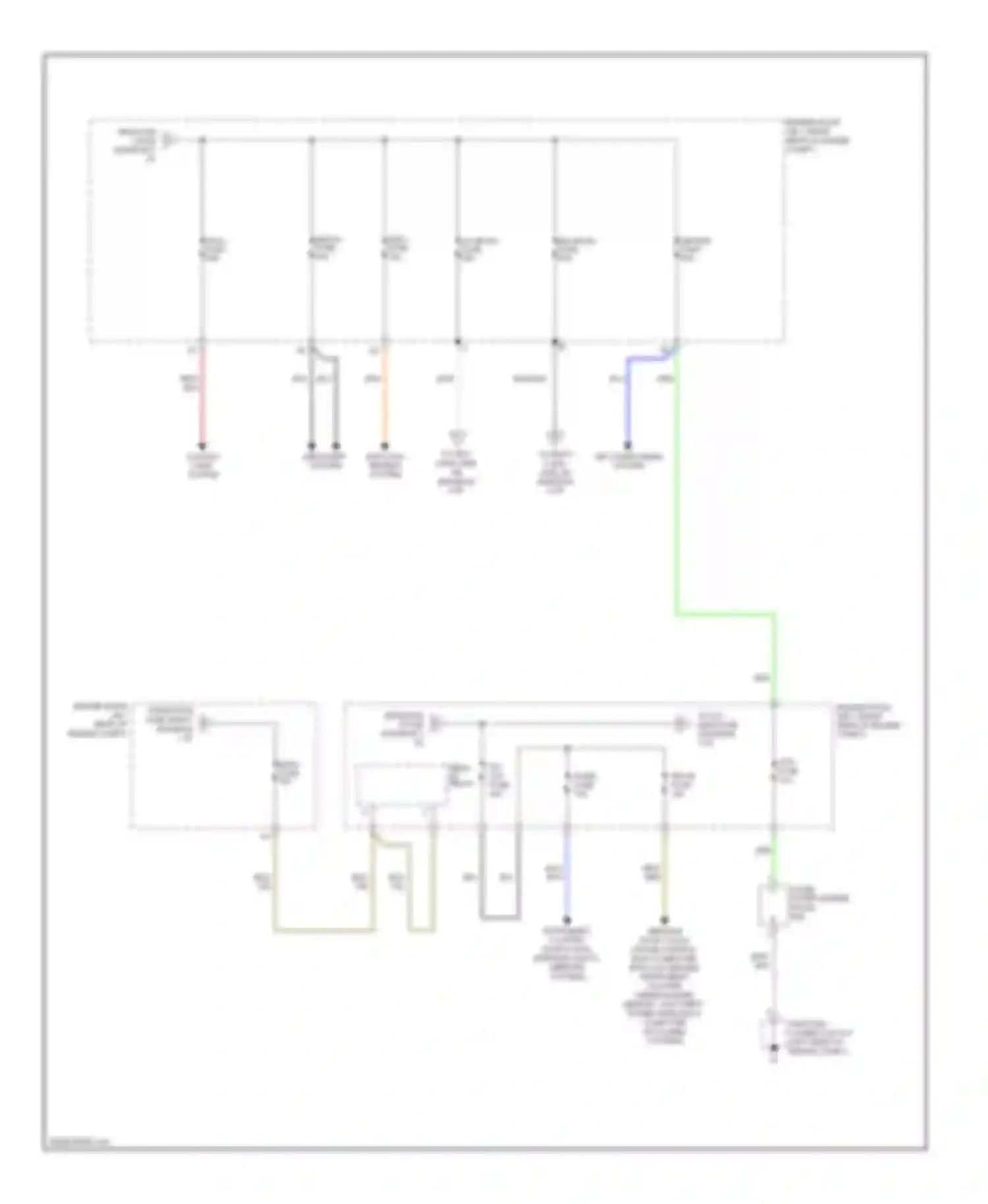 IS Lexus III (2013-2016): Power distribution circuit (2 of 5)