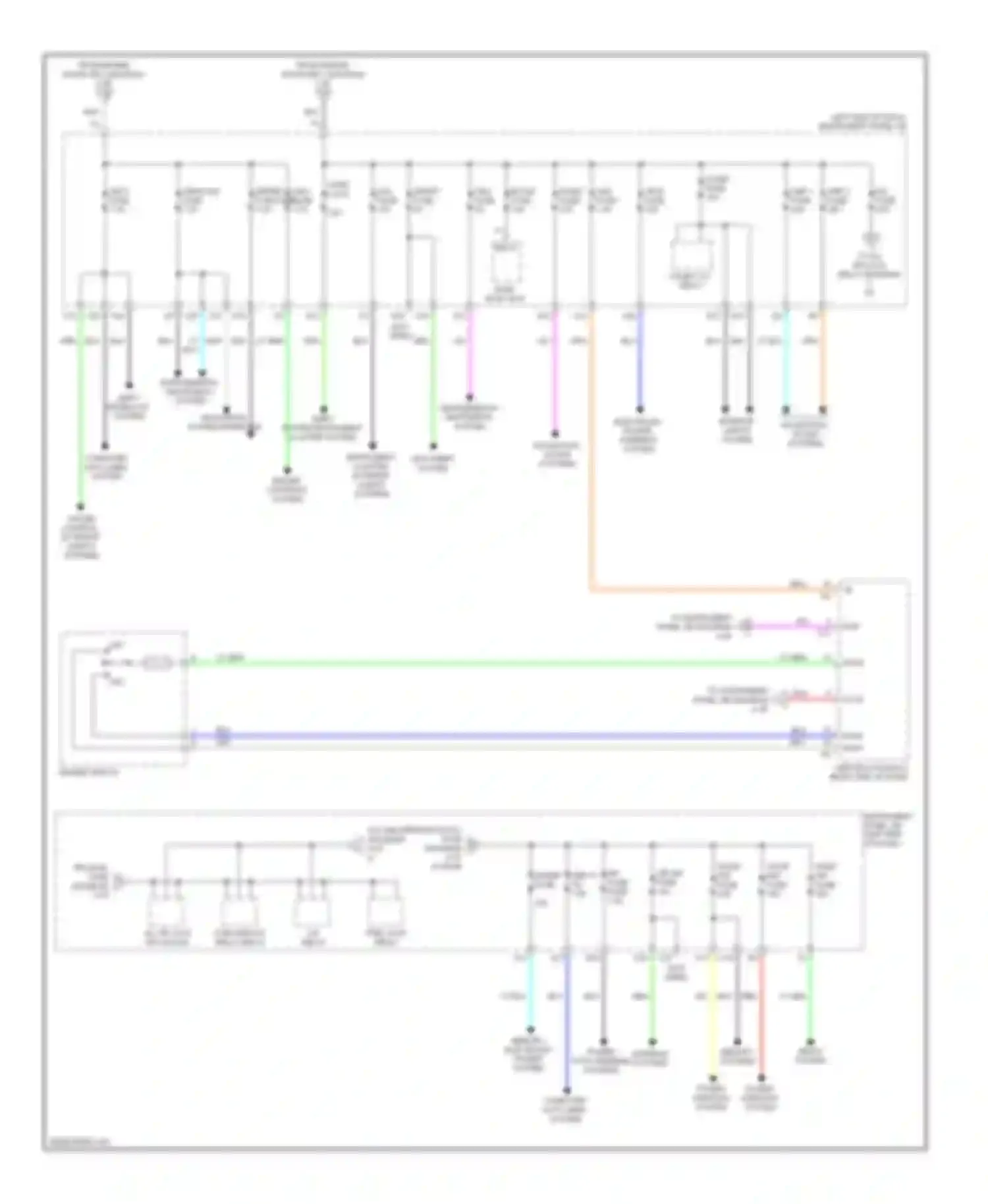 IS Lexus III (2013-2016): Power distribution circuit (3 of 4)