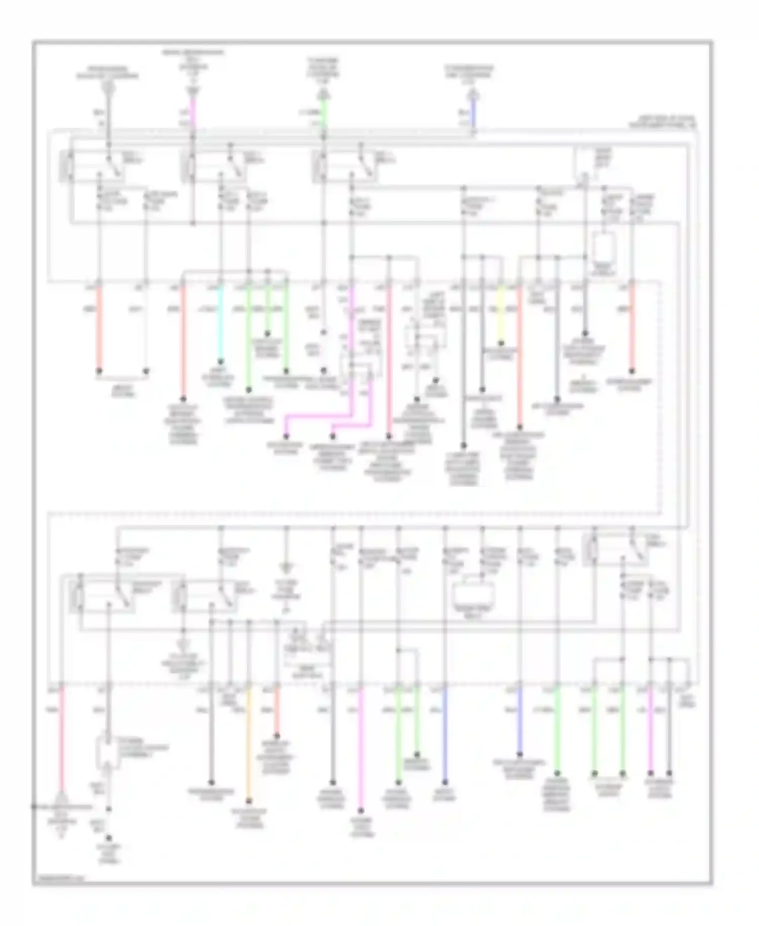 IS Lexus III (2013-2016): Power distribution circuit (4 of 4)