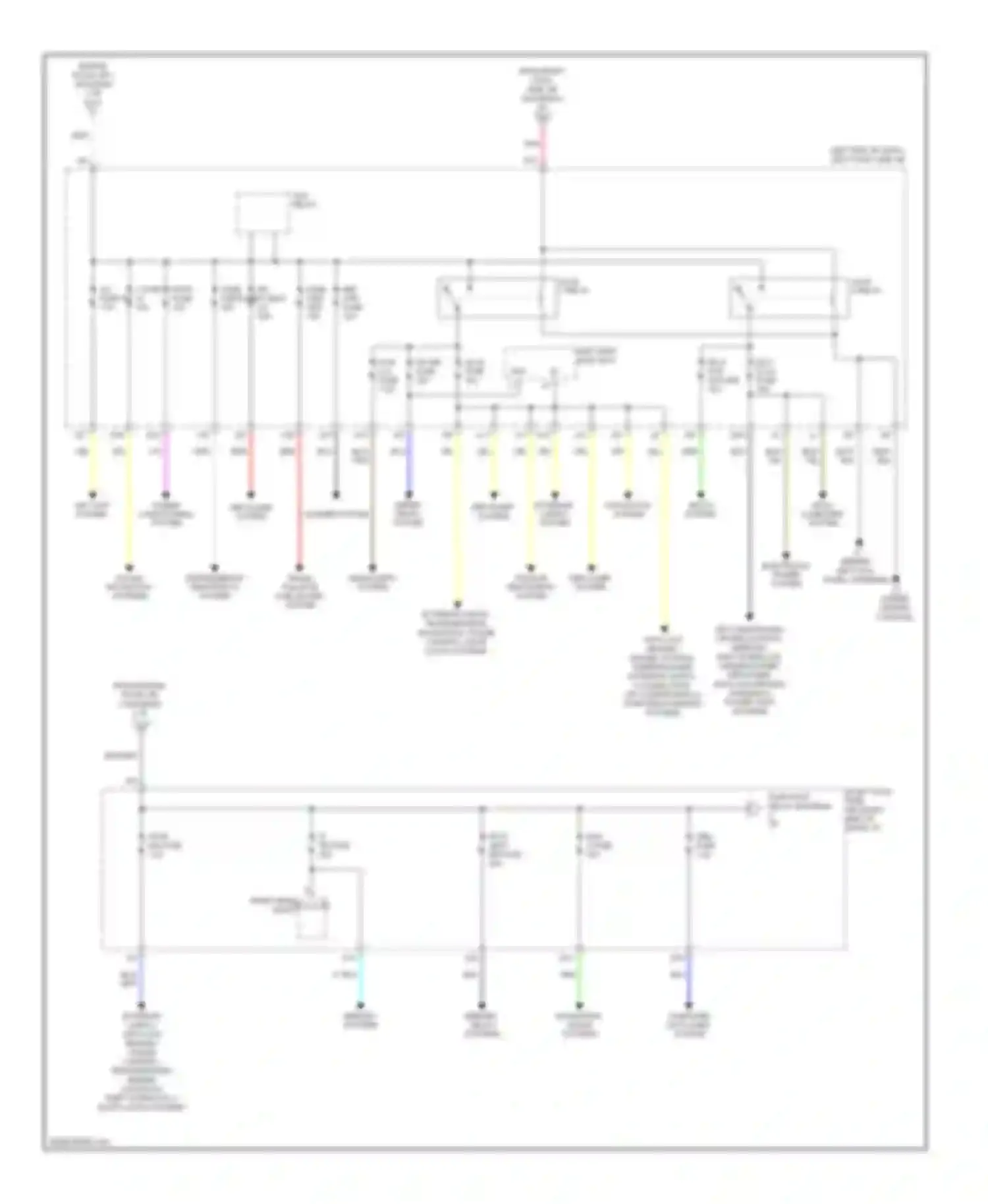 IS Lexus III (2013-2016): Power distribution circuit (4 of 5)