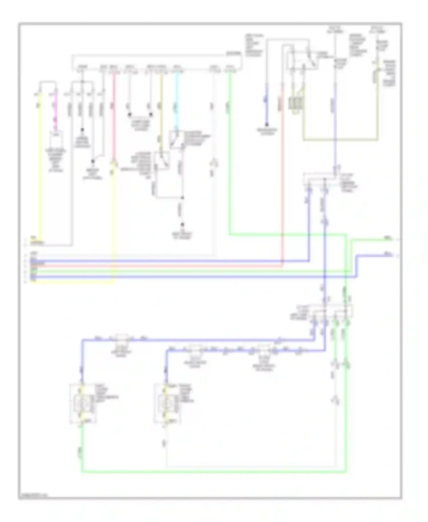 IS Lexus III (2013-2016): Power door locks circuit (3 of 7)