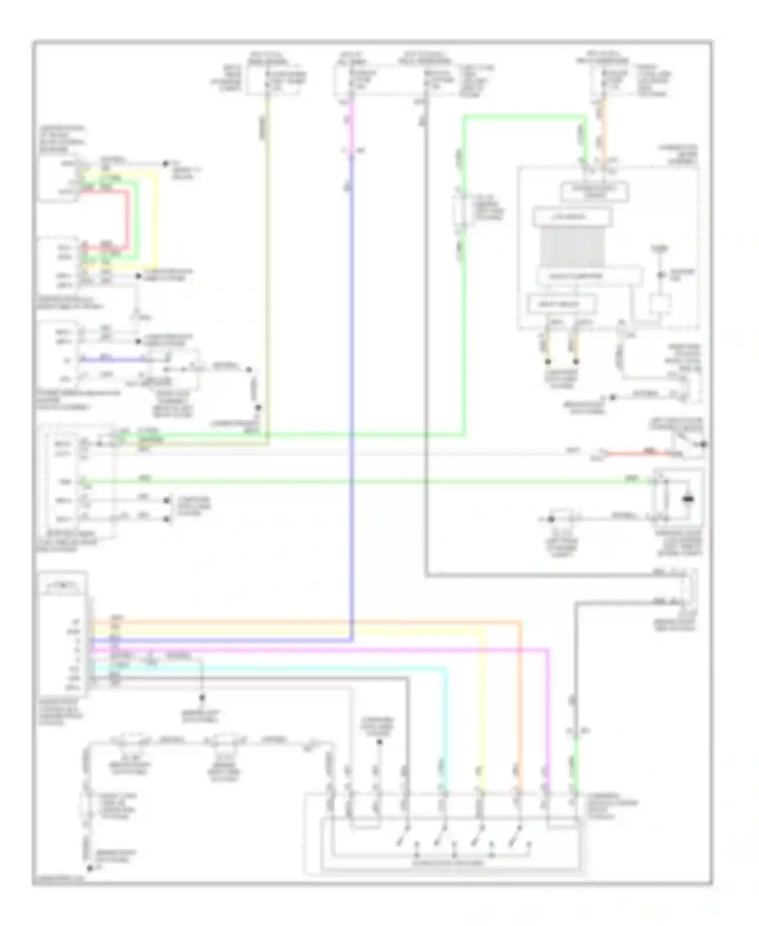 IS Lexus III (2013-2016): Power top/sunroof circuit