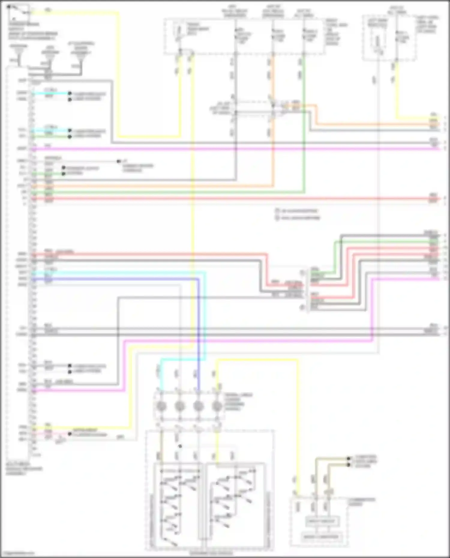 IS Lexus III (2013-2016): Radio circuit, w/ navigation (1 of 4)