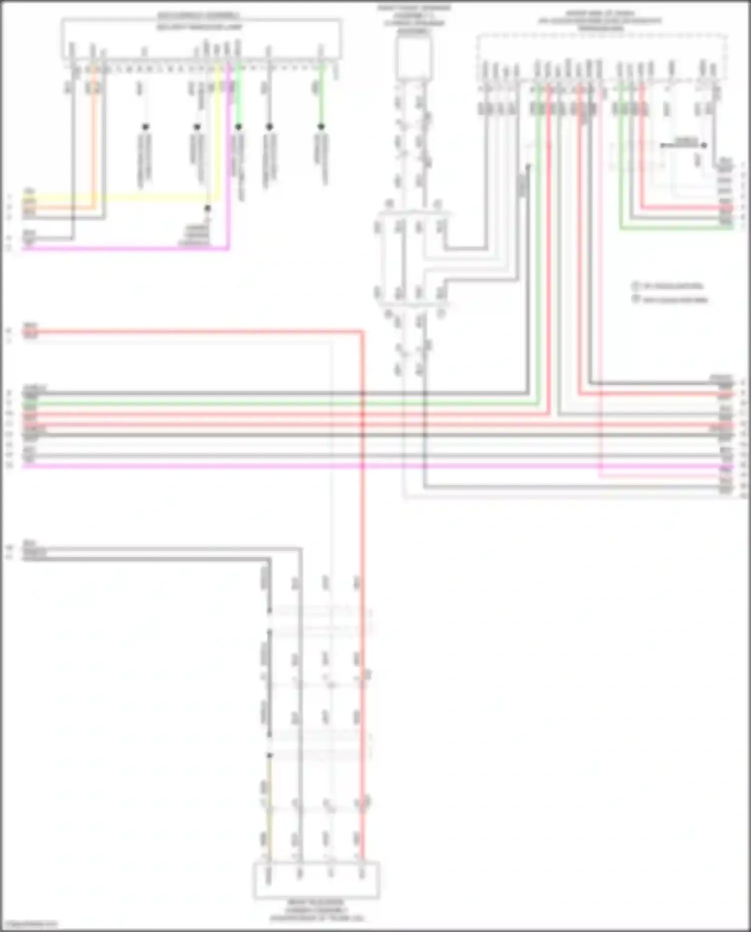 IS Lexus III (2013-2016): Radio circuit, w/ navigation (2 of 4)