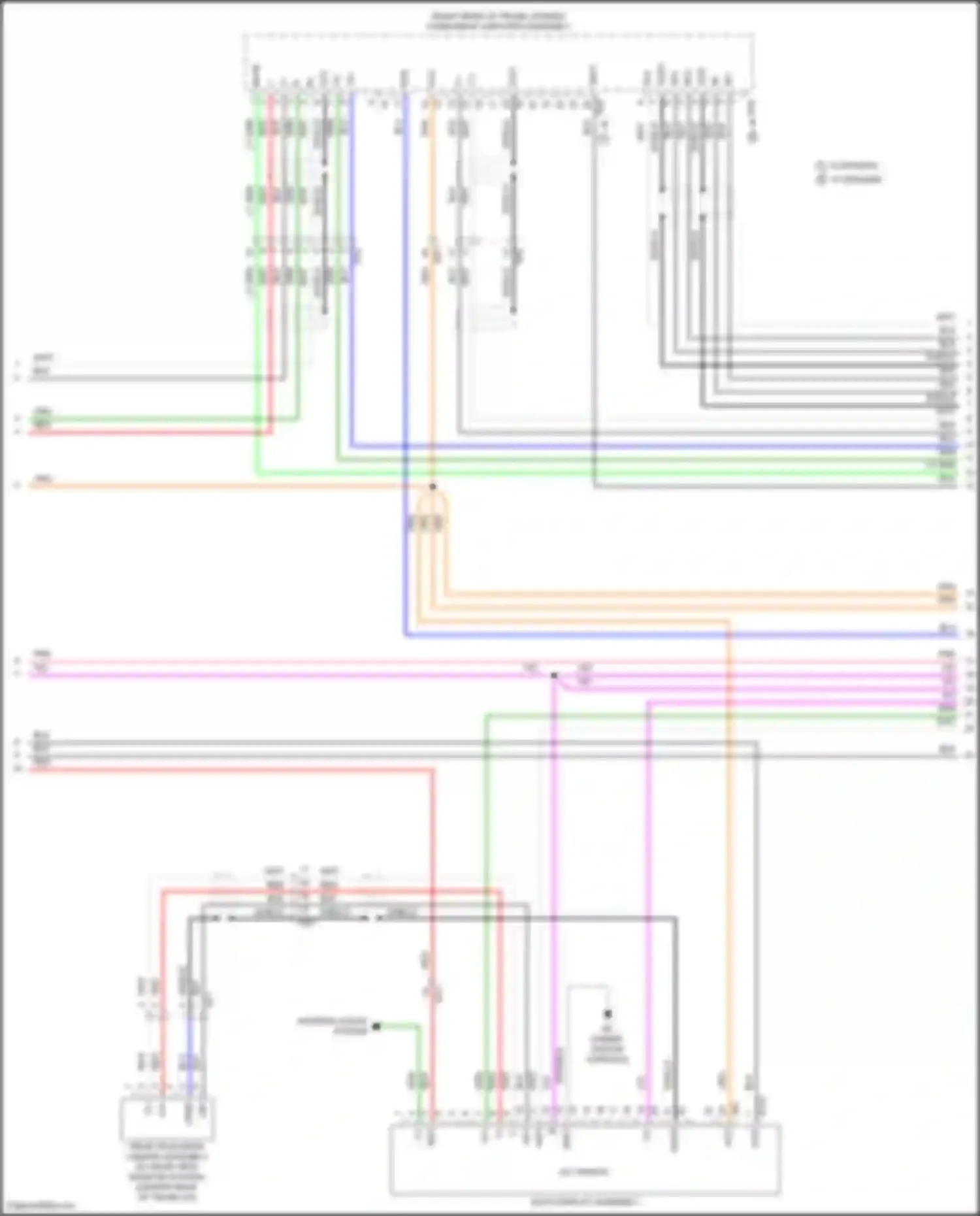 IS Lexus III (2013-2016): Radio circuit, w/ navigation (2 of 6)