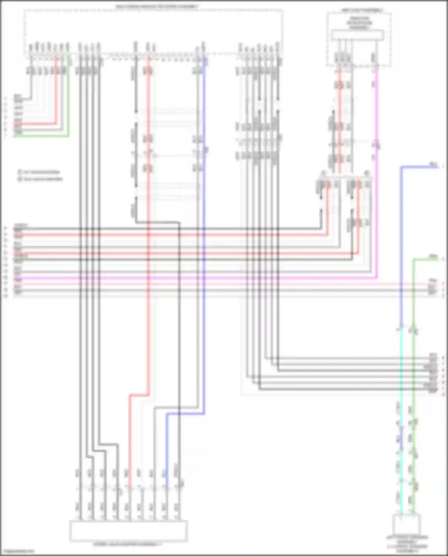 IS Lexus III (2013-2016): Radio circuit, w/ navigation (3 of 4)