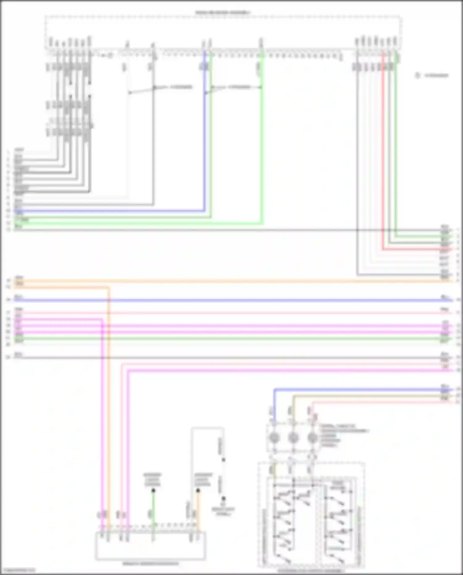 IS Lexus III (2013-2016): Radio circuit, w/ navigation (3 of 6)